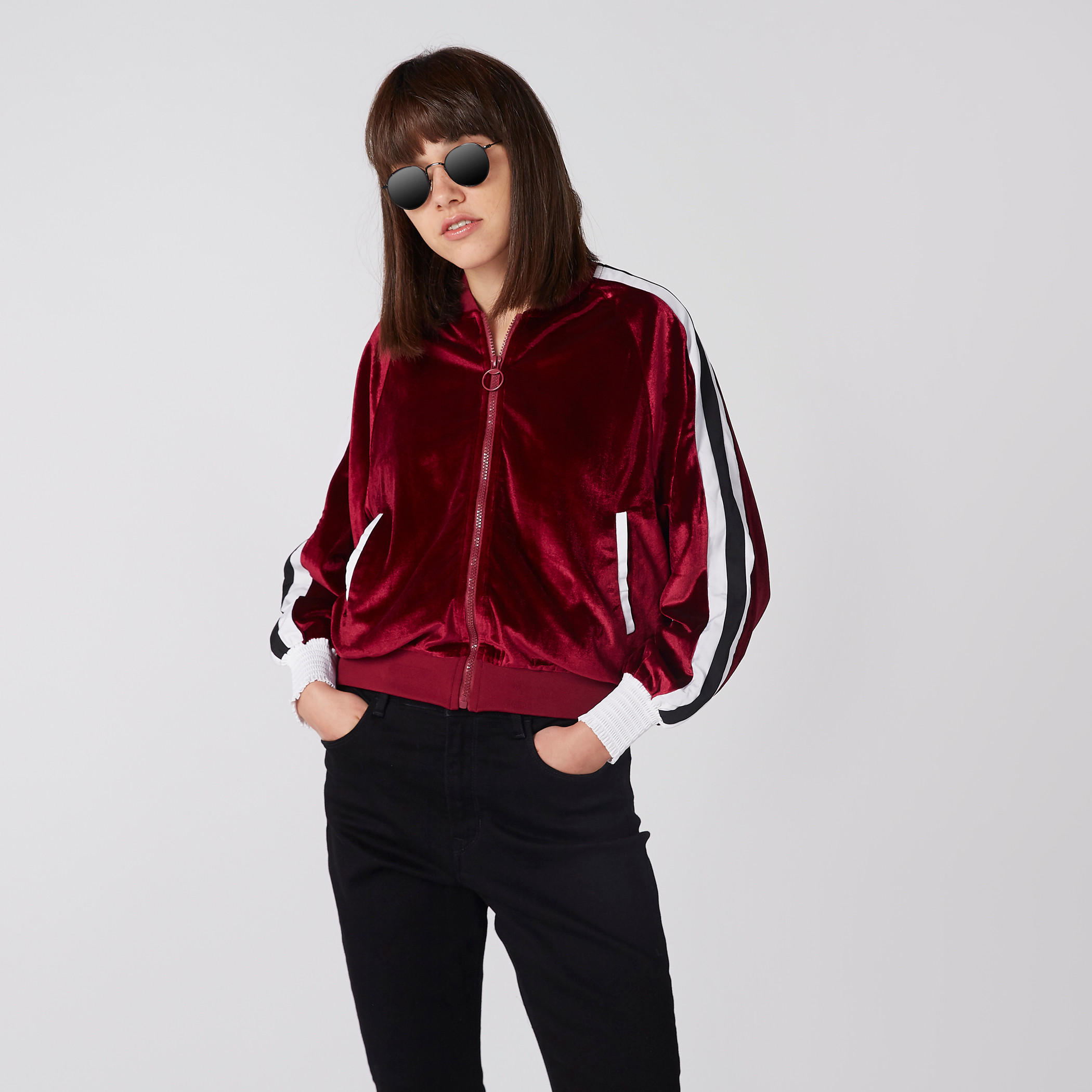 جاكيت بأكمام طويلة وسحّاب إغلاق-women-winterwear-coatsandjackets-jackets-image-5