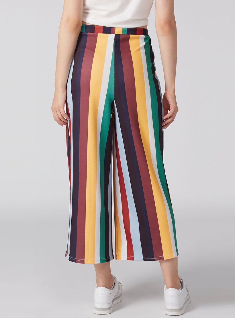 Striped Culottes with Pleat Detail-women-clothing-bottoms-trousers-image-4