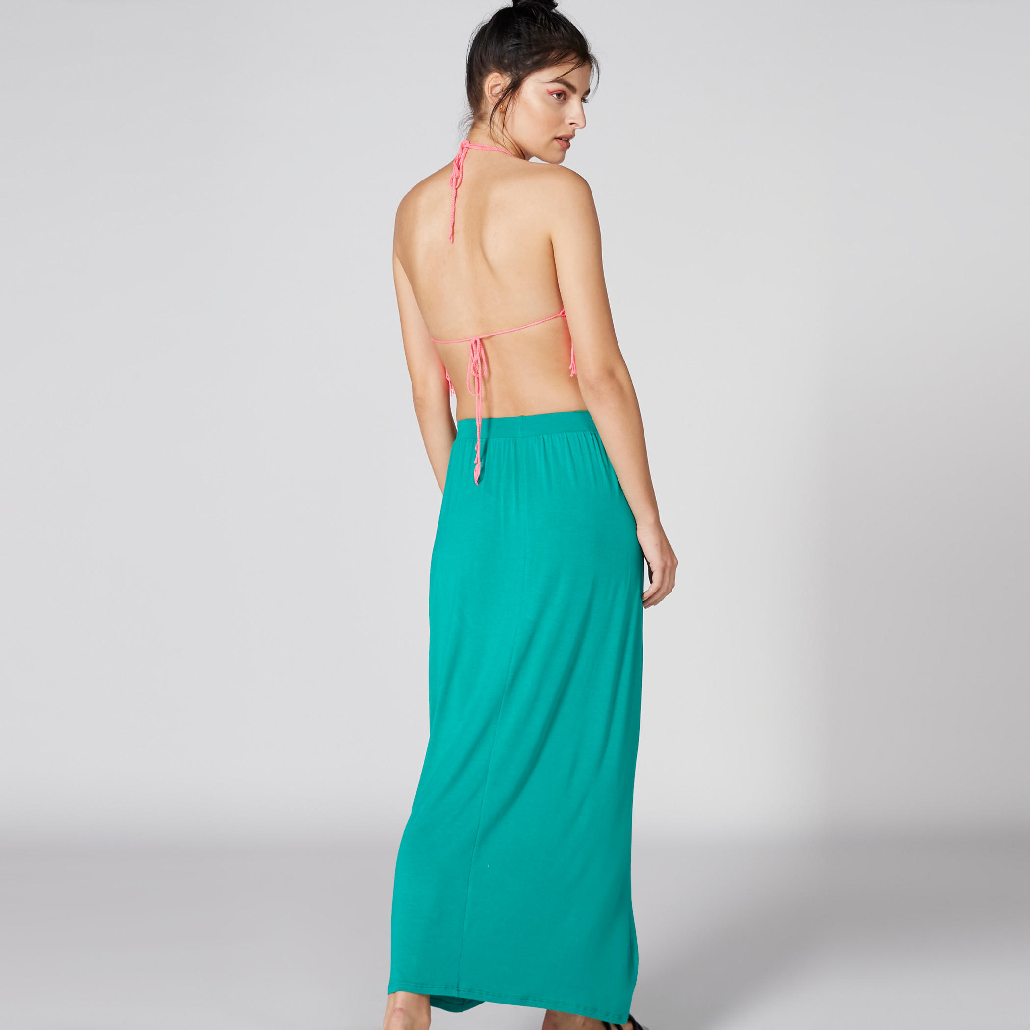 تنورة طويلة بخصر مطّاطي-women-clothing-bottoms-skirts-image-2