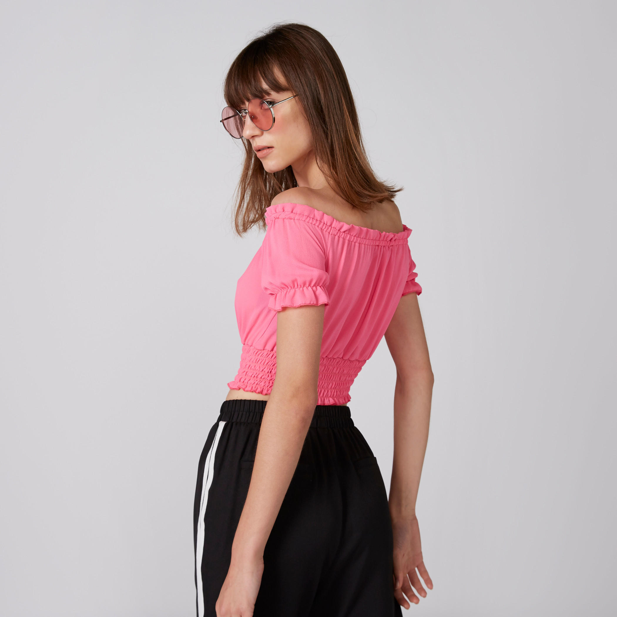 بلوزة بأكتاف مكشوفة وأربطة-women-clothing-shirtsandblouses-blouses-image-1