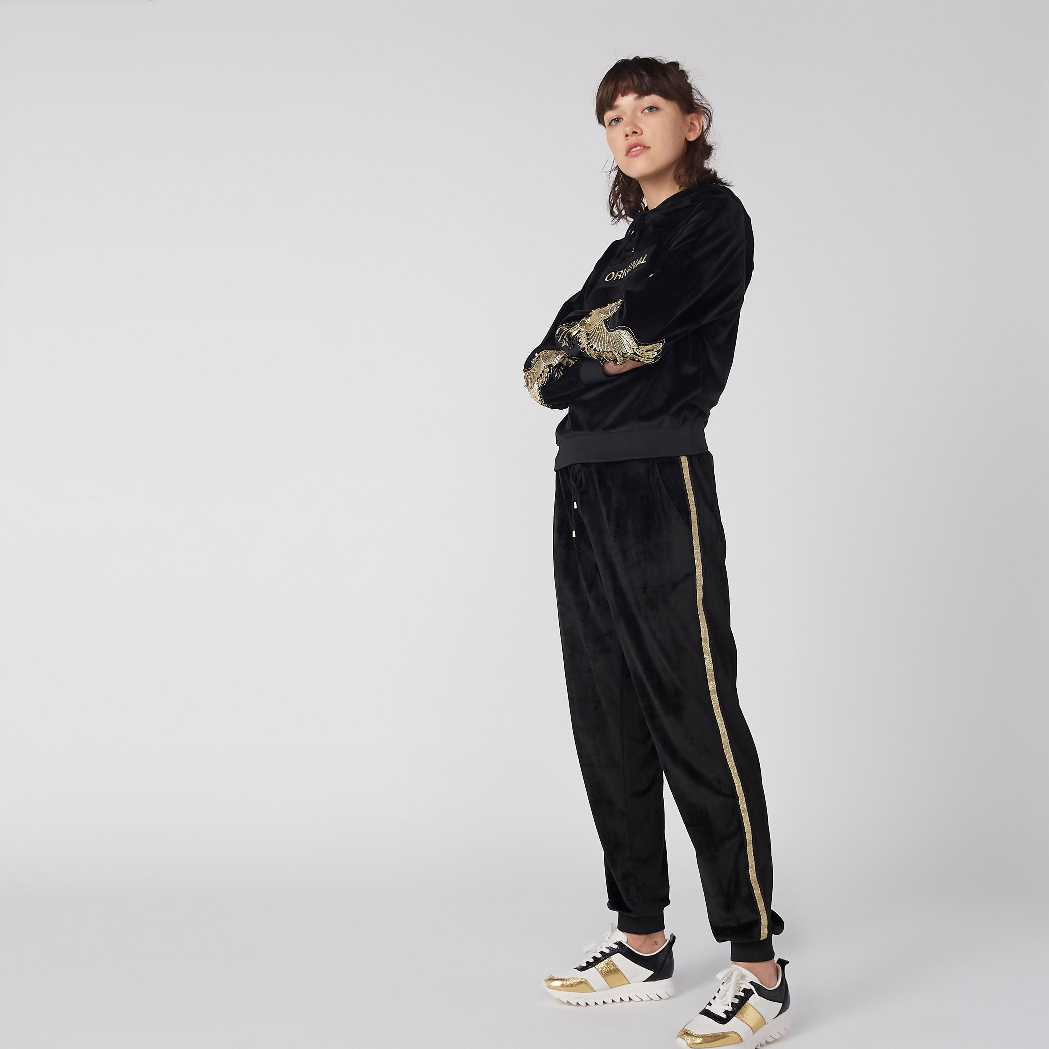 بنطال رياضي طويل بخصر مطّاطي-women-clothing-bottoms-joggers-image-5