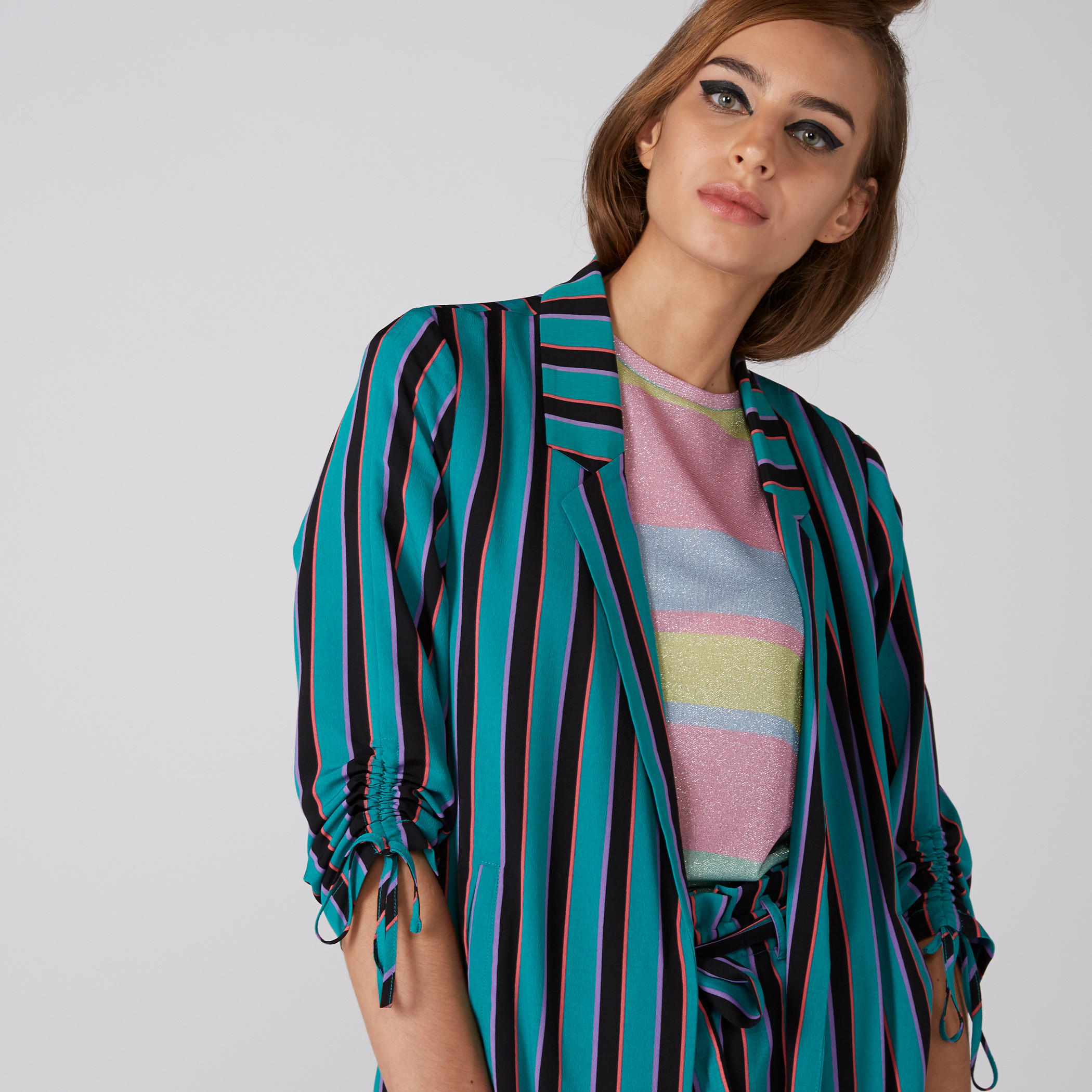 جاكيت مقلّم برباط-women-clothing-coatsandjackets-blazers-image-1