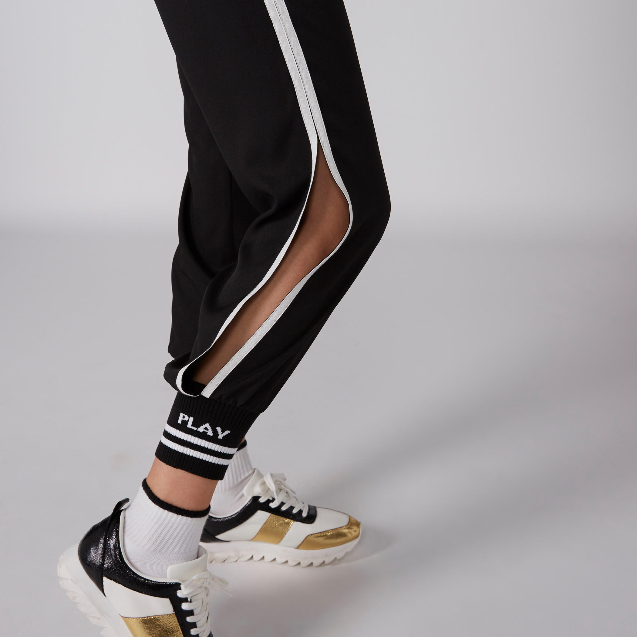 Full Length Jog Pants with Elasticised Waistband and Side Slit-women-clothing-bottoms-joggers-image-4