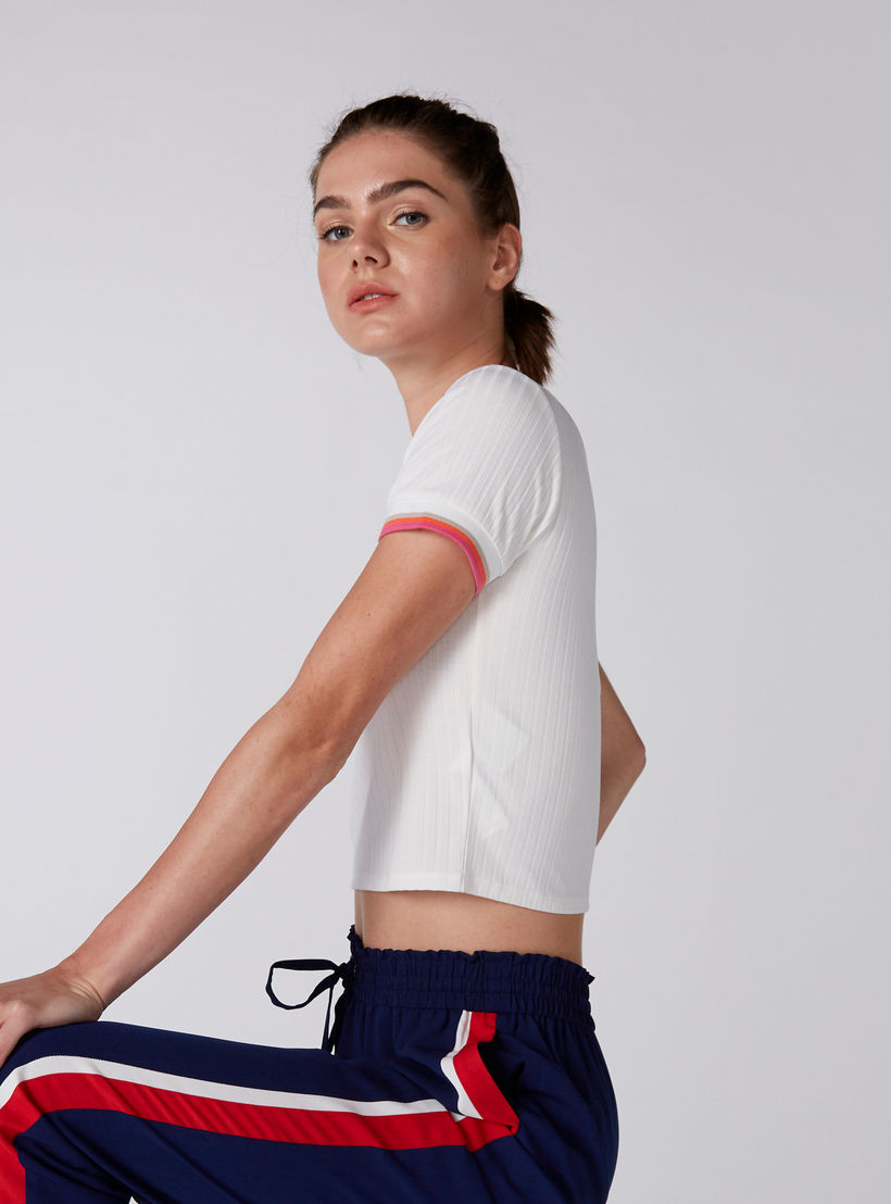 بنطال بخصر مطاطي ورباط-women-clothing-bottoms-trousers-image-3