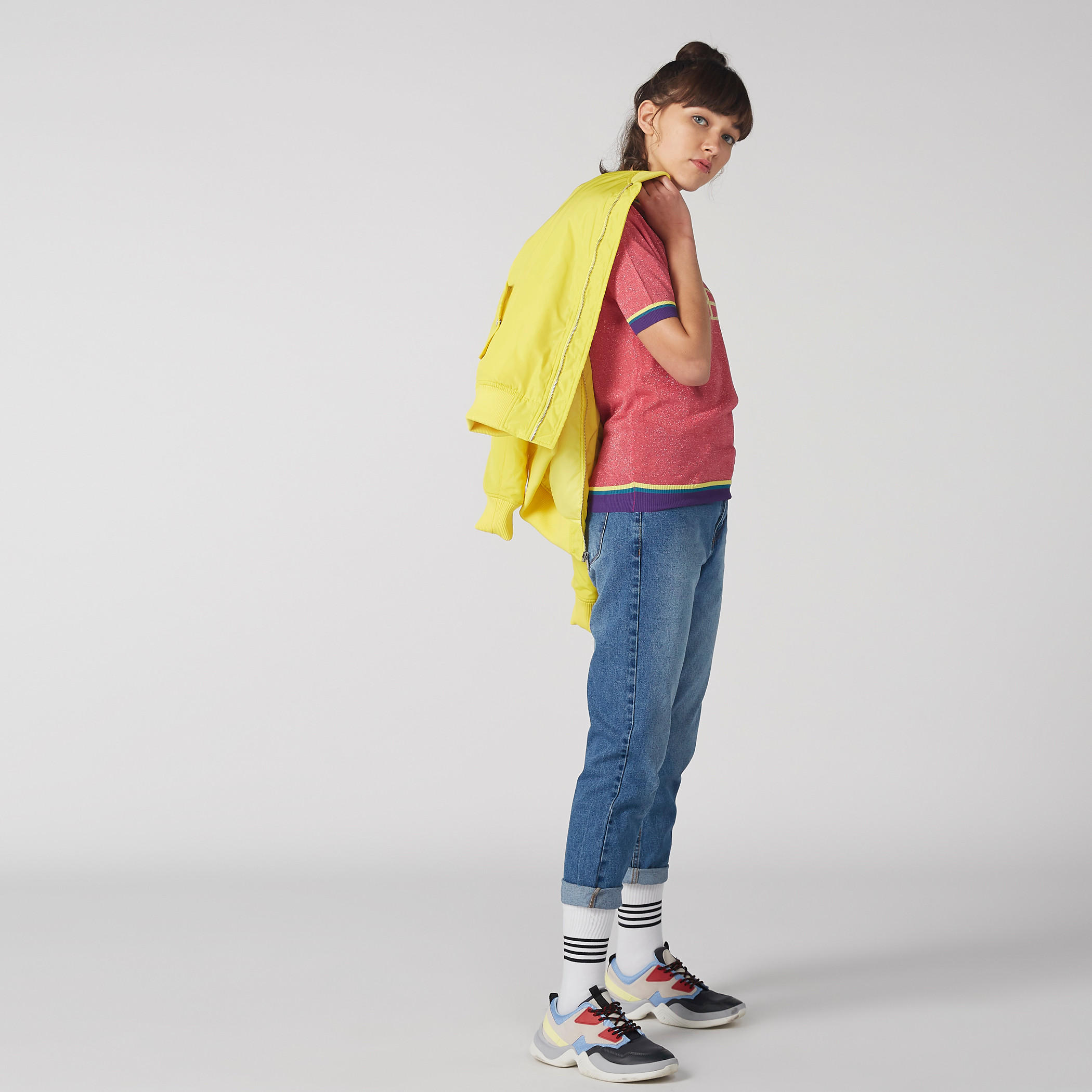 تيشيرت بياقة ضيّقة وأكمام قصيرة وطبعات-women-clothing-tshirts-image-4