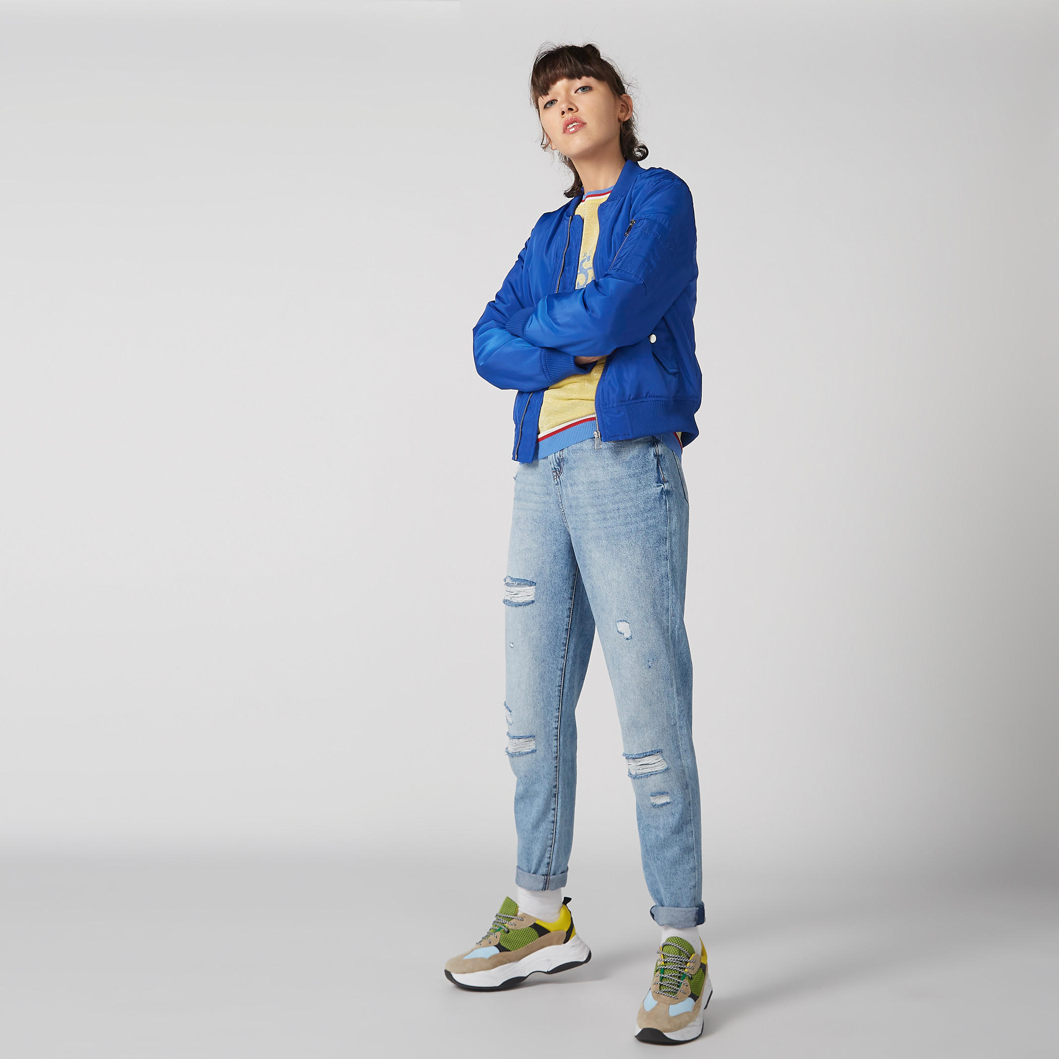 Printed T-Shirt with Crew Neck and Short Sleeves-women-clothing-tshirts-image-2