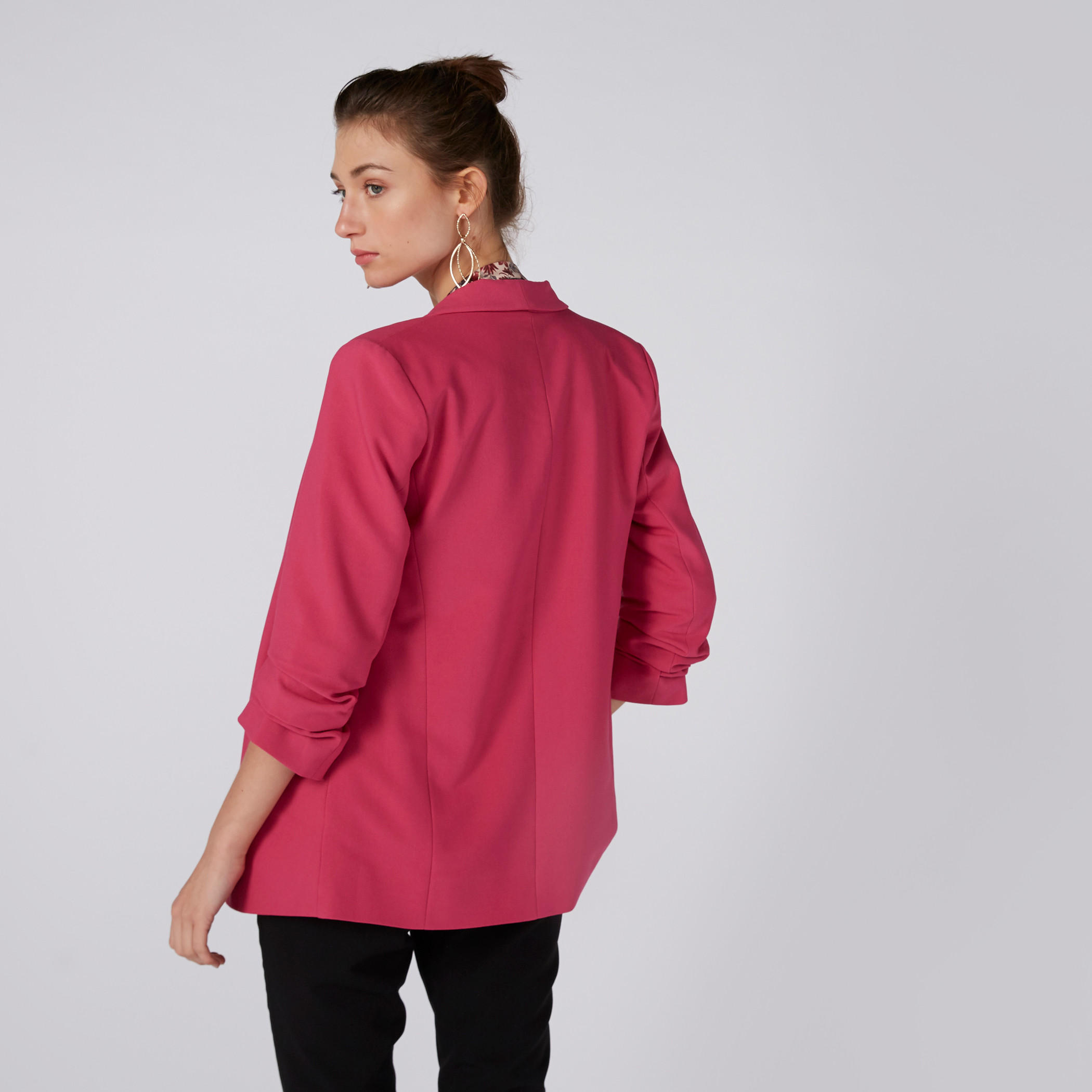 بليزر مفتوح من الأمام بأكمام 3/4-women-clothing-coatsandjackets-blazers-image-14