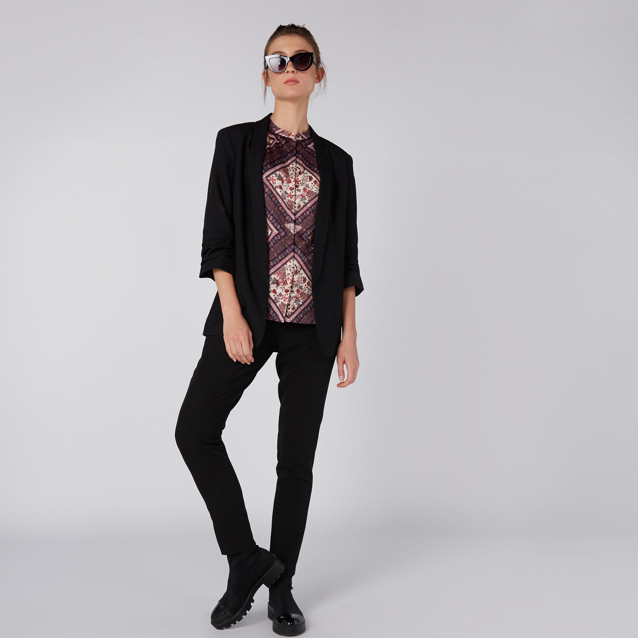 بليزر مفتوح من الأمام بأكمام 3/4-women-clothing-coatsandjackets-blazers-image-10