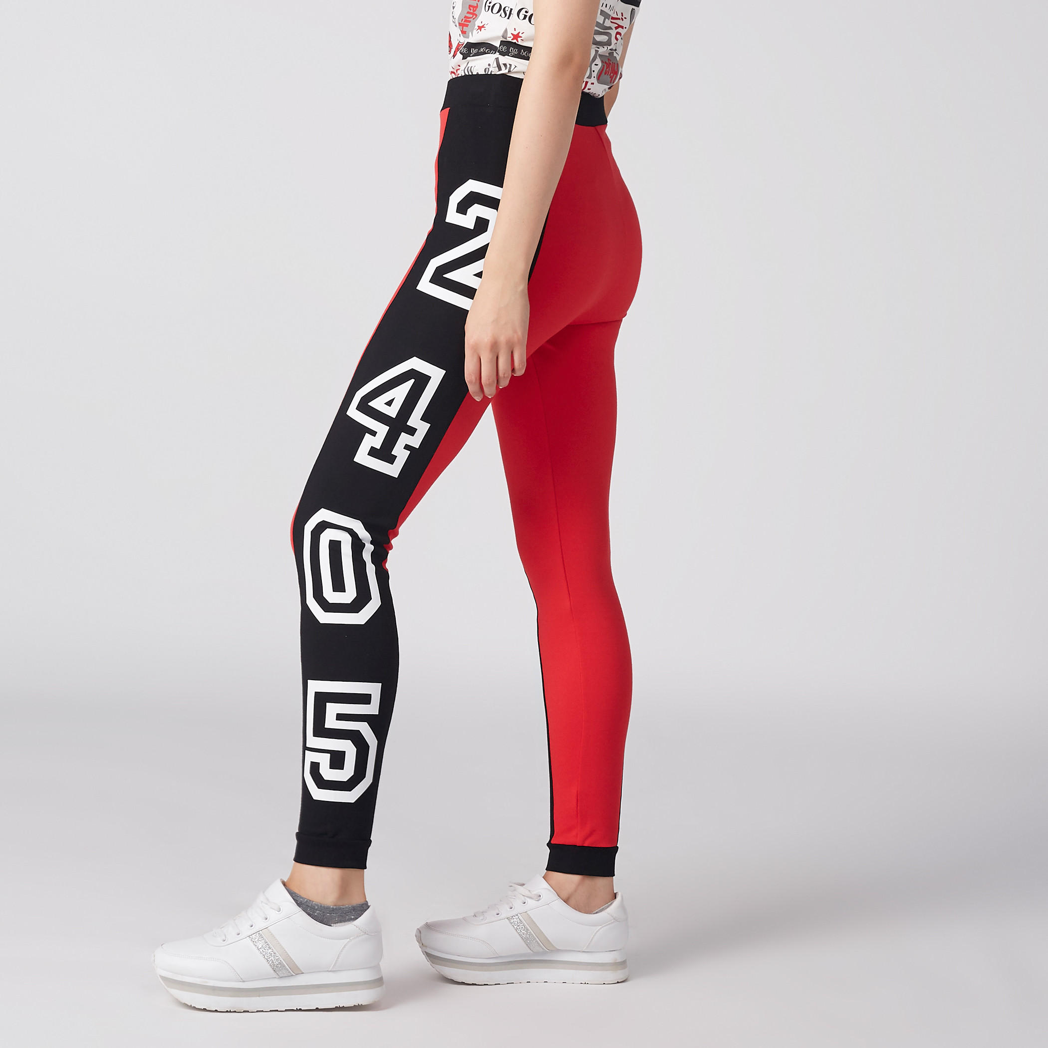 بنطال رياضي طويل بخصر مطّاطي وطبعات-women-clothing-bottoms-joggers-image-3