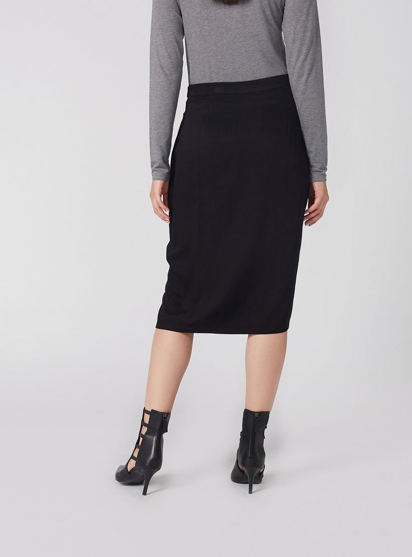 تنورة ضيّقة متوسطة الطول بأزرار-women-clothing-bottoms-skirts-image-1