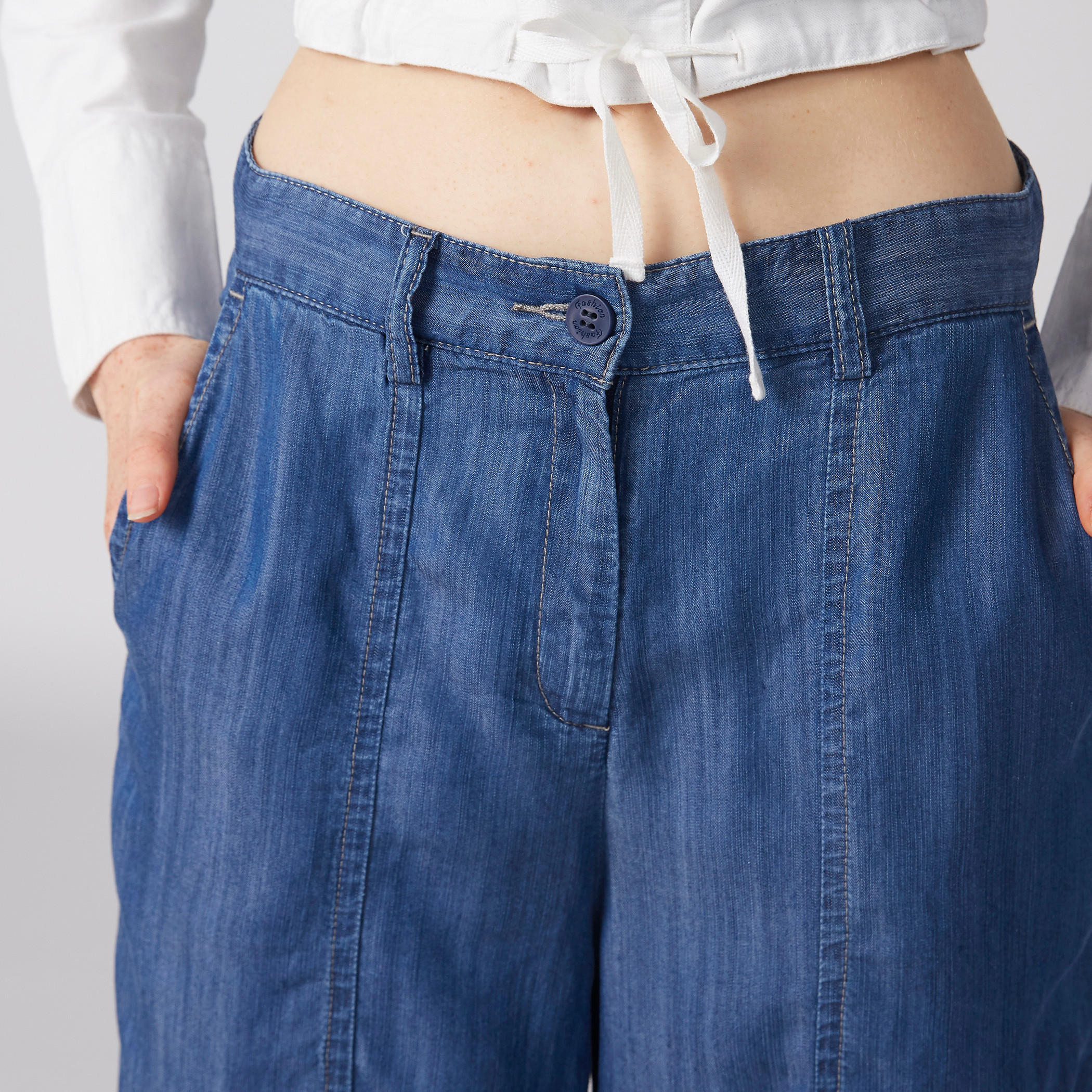 بنطال بالازو بزر إغلاق وجيوب-women-clothing-bottoms-trousers-image-4