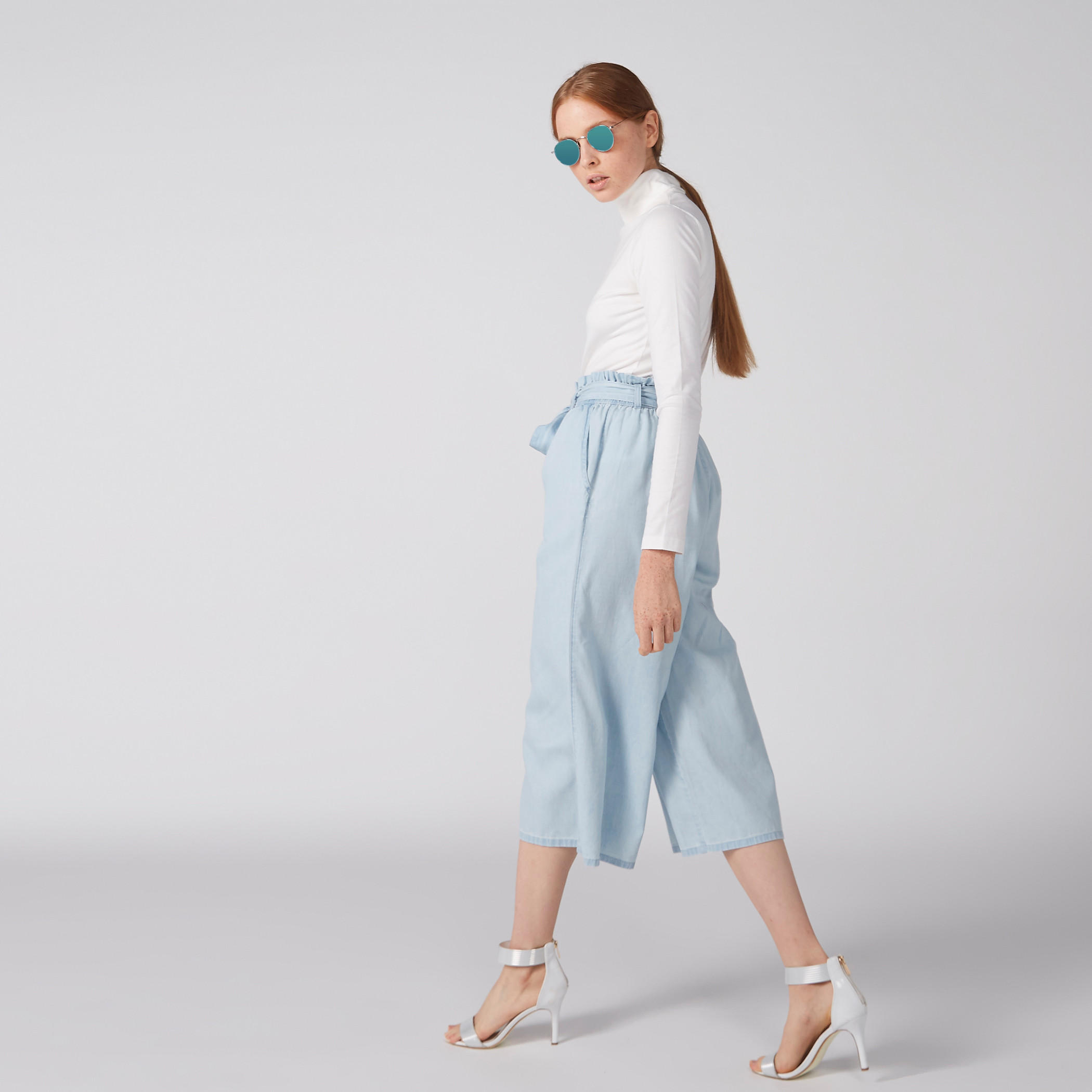 بنطال واسع الساقين عالي الخصر-women-clothing-bottoms-jeans-image-1