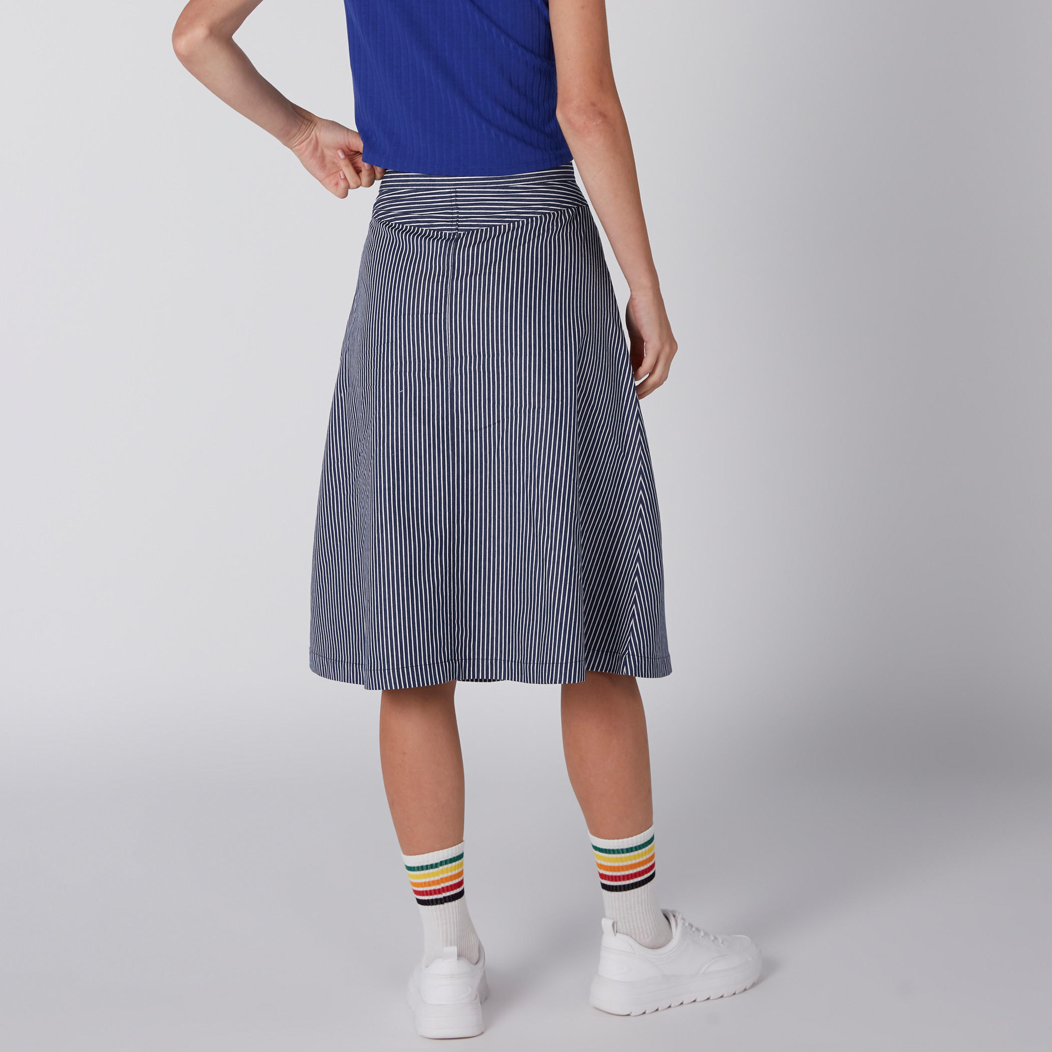 Striped Midi Skirt with Button Detail-women-clothing-bottoms-skirts-image-3