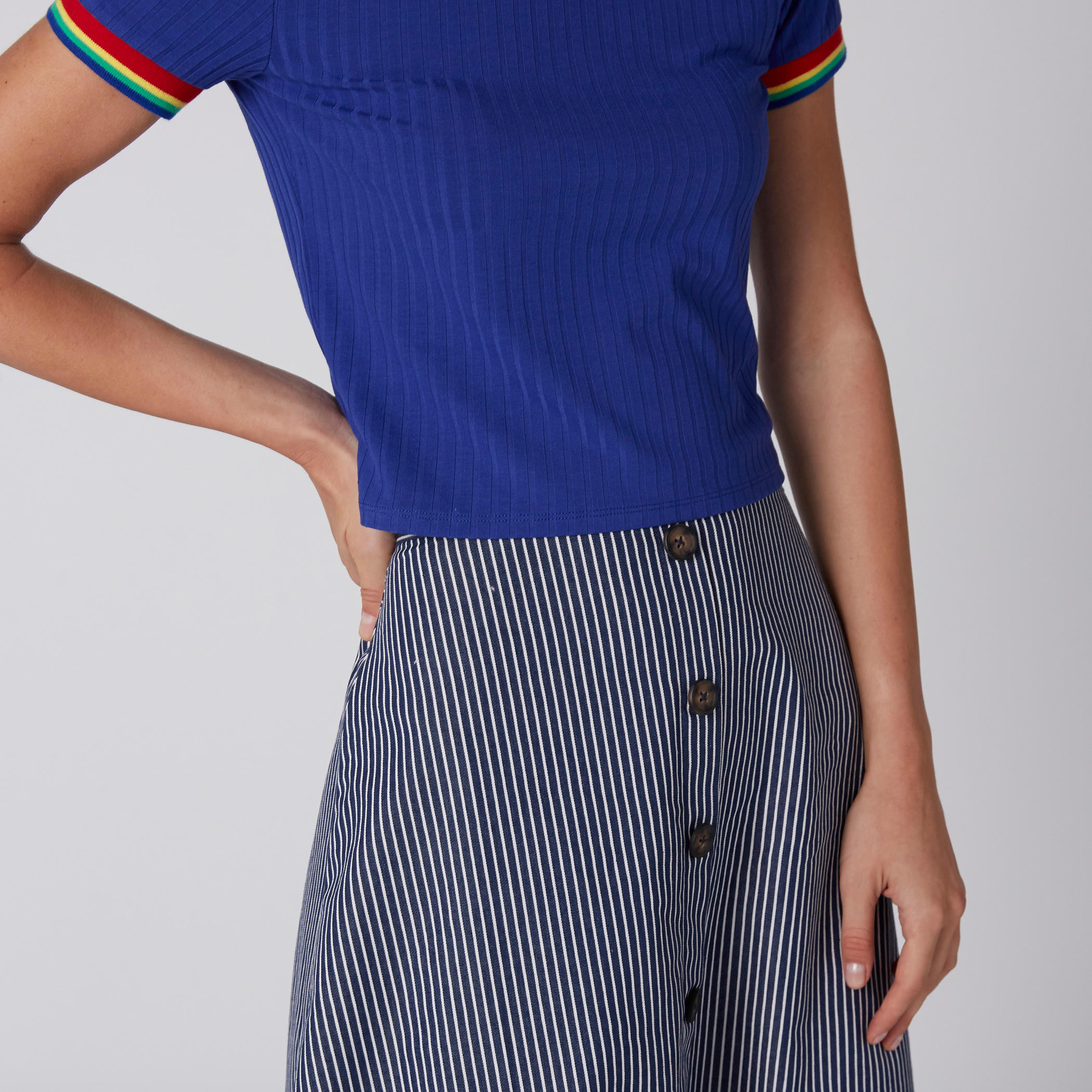 Striped Midi Skirt with Button Detail-women-clothing-bottoms-skirts-image-4