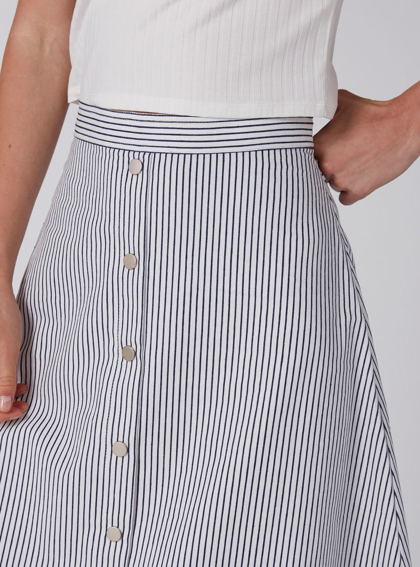Striped A-Line Midi Skirt with Button Detail-women-clothing-bottoms-skirts-image-3