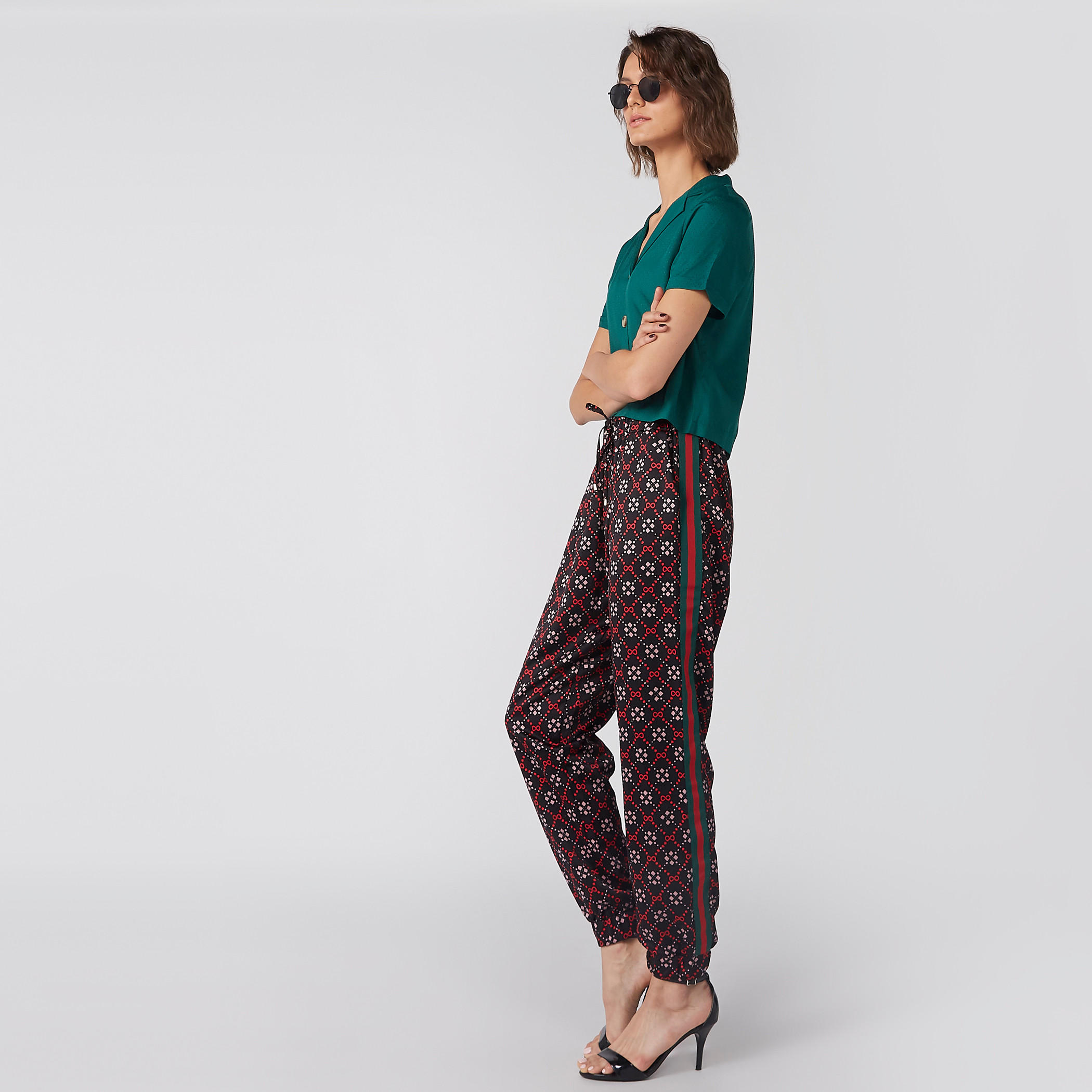 Short Sleeves Crop Shirt with Complete Placket-women-clothing-shirtsandblouses-shirts-image-2