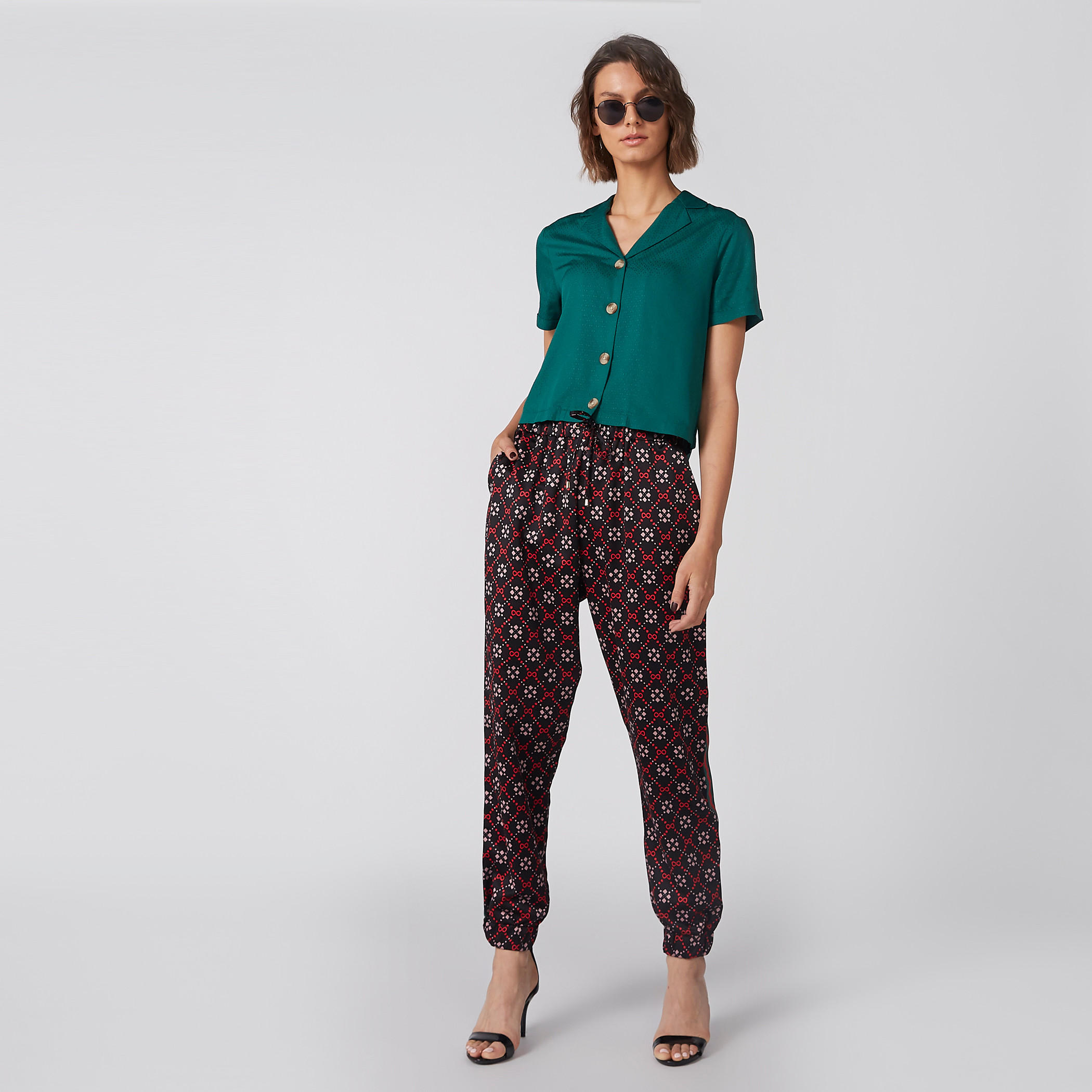 Short Sleeves Crop Shirt with Complete Placket-women-clothing-shirtsandblouses-shirts-image-5