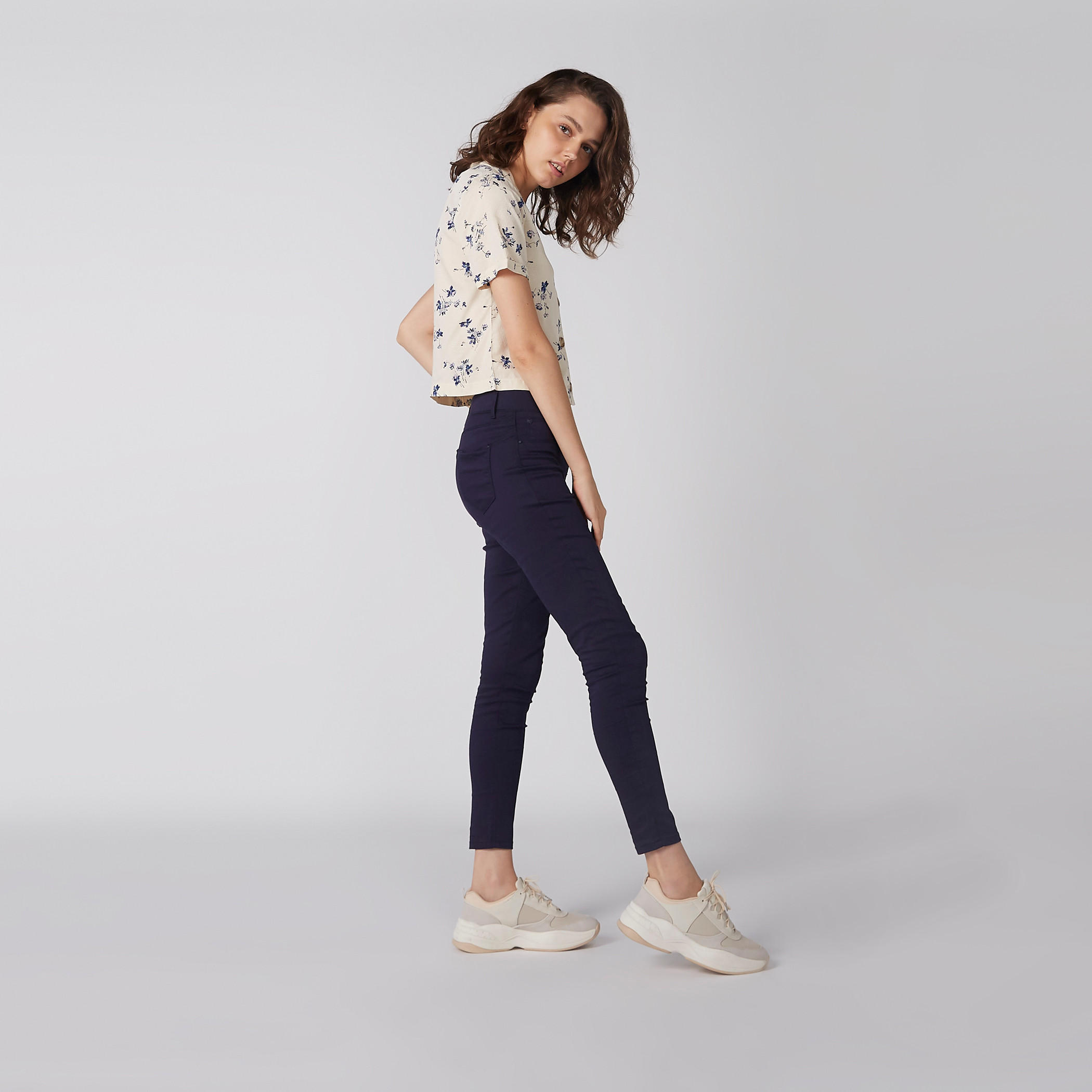 قميص قصير بطبعات زهرية وأكمام قصيرة-women-clothing-shirtsandblouses-shirts-image-4
