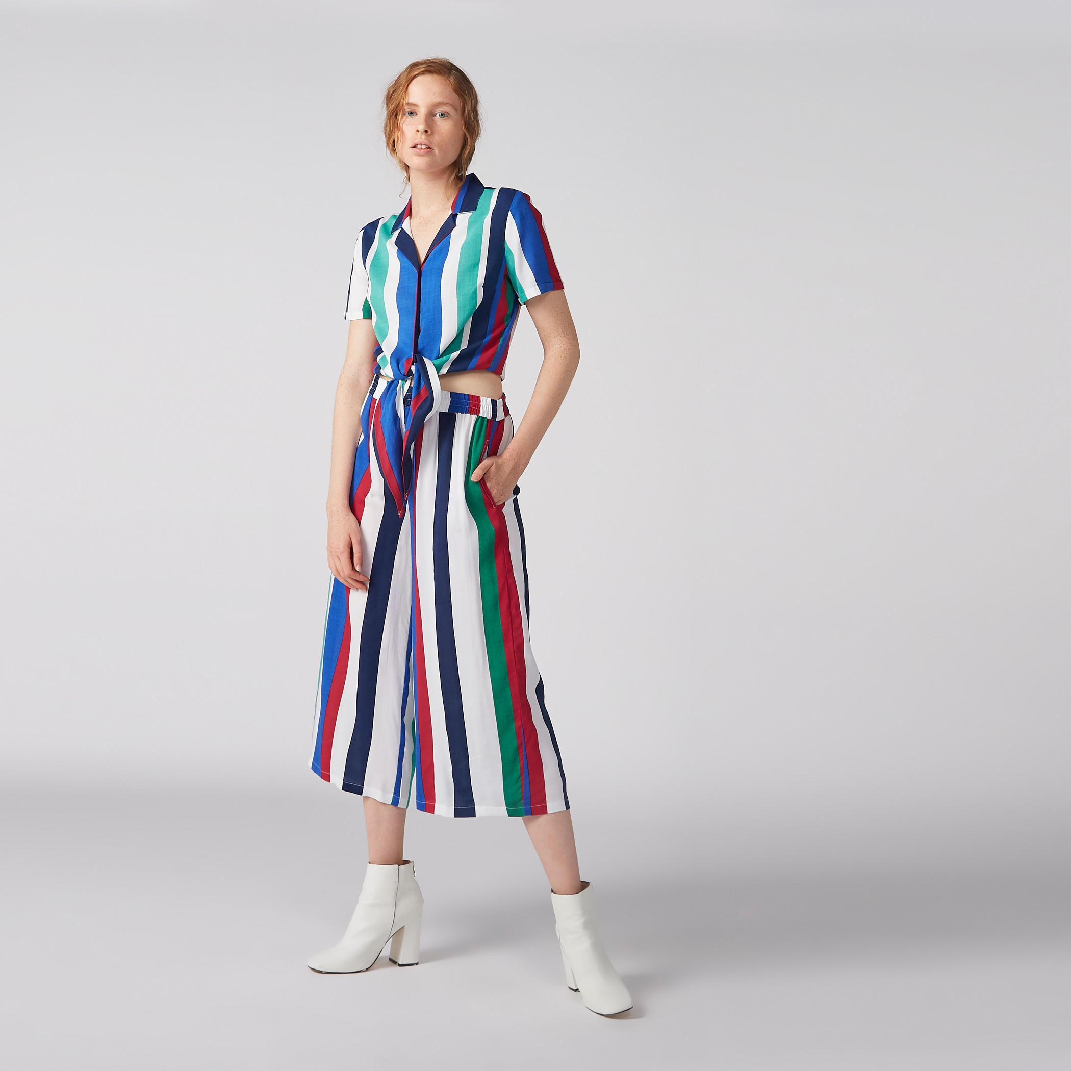 Striped Culottes with Elasticised Waistband and Pocket Detail-women-clothing-bottoms-trousers-image-3
