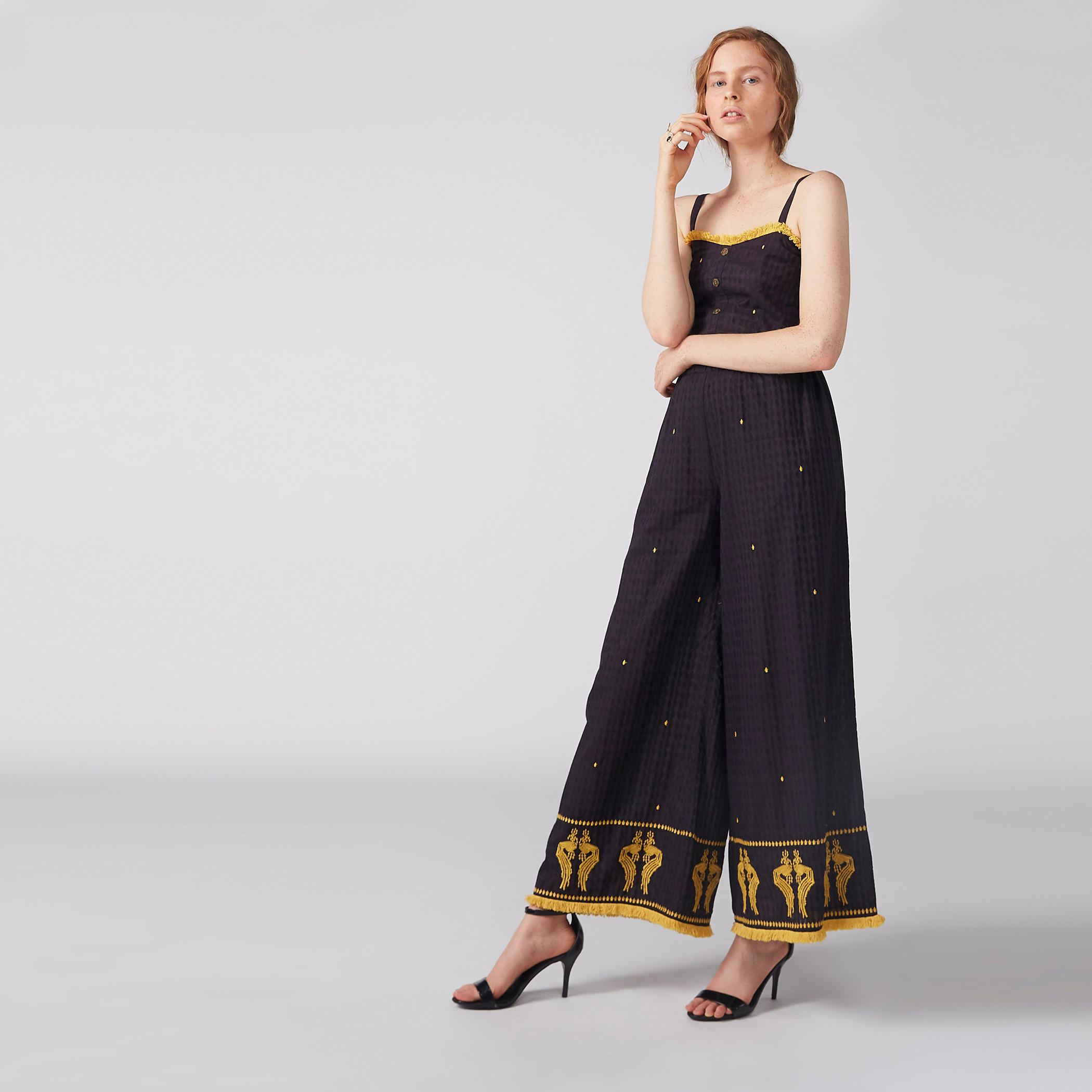 بنطال بالازو بخصر مطّاطي وجيوب-women-clothing-bottoms-trousers-image-2