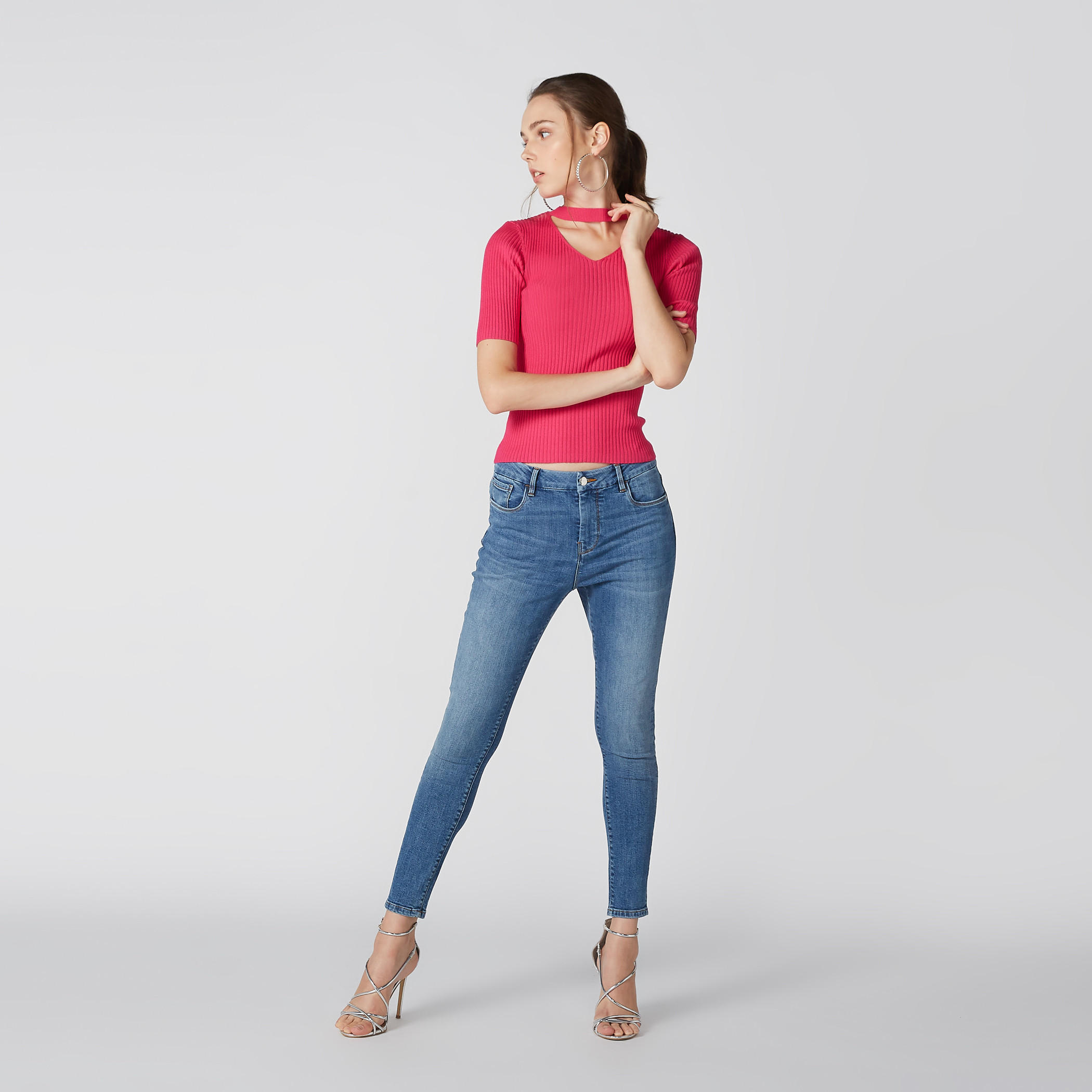 بلوزة بأكمام قصيرة-women-clothing-shirtsandblouses-blouses-image-2