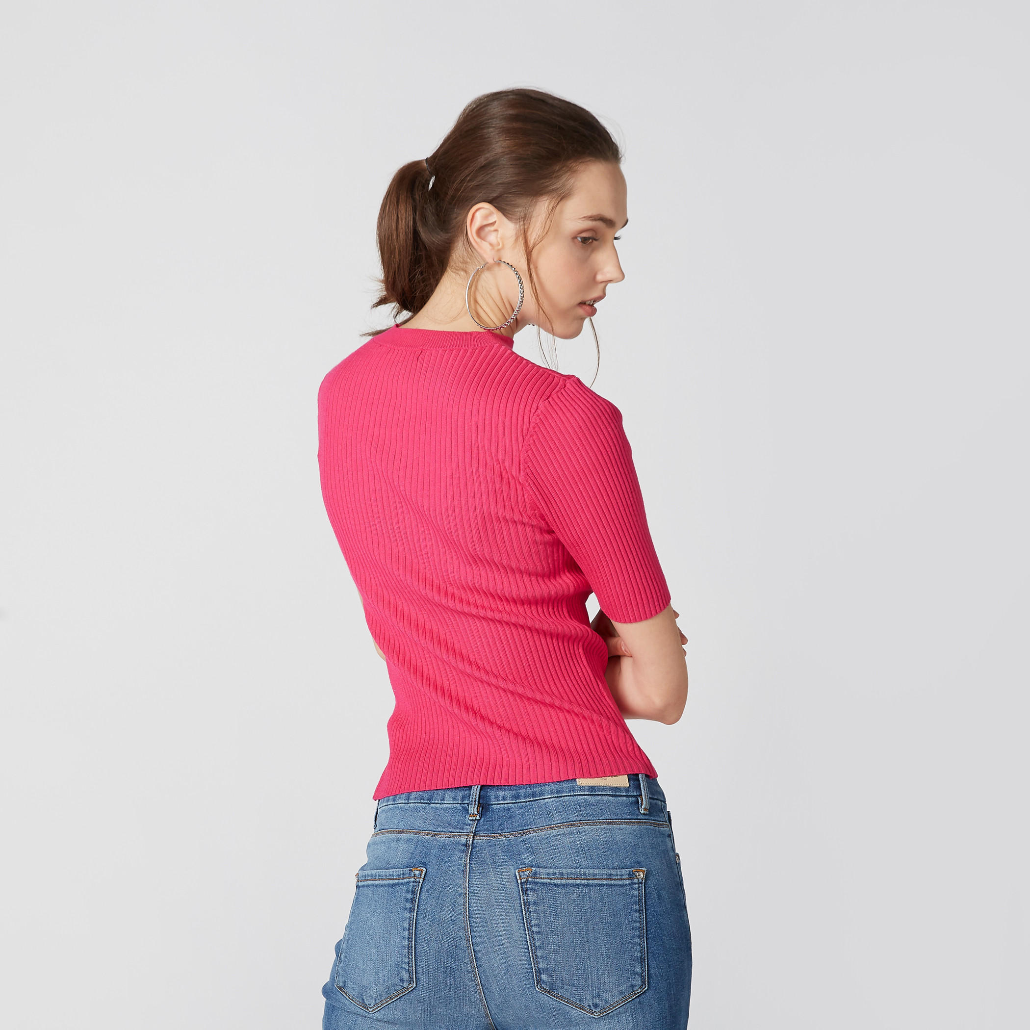 بلوزة بأكمام قصيرة-women-clothing-shirtsandblouses-blouses-image-1