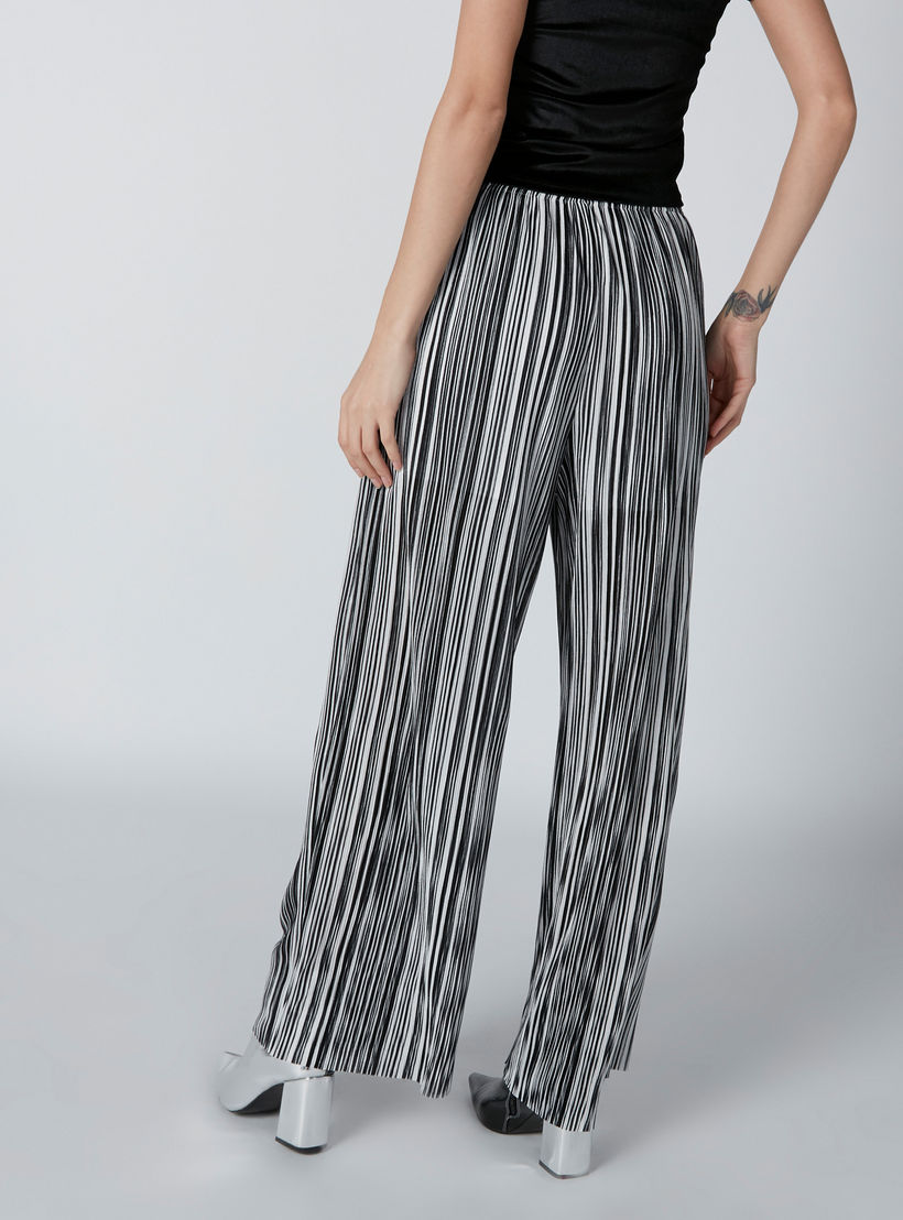 Striped Palazzo Pants with Pocket Detail and Elasticised Waistband-women-clothing-bottoms-trousers-image-2