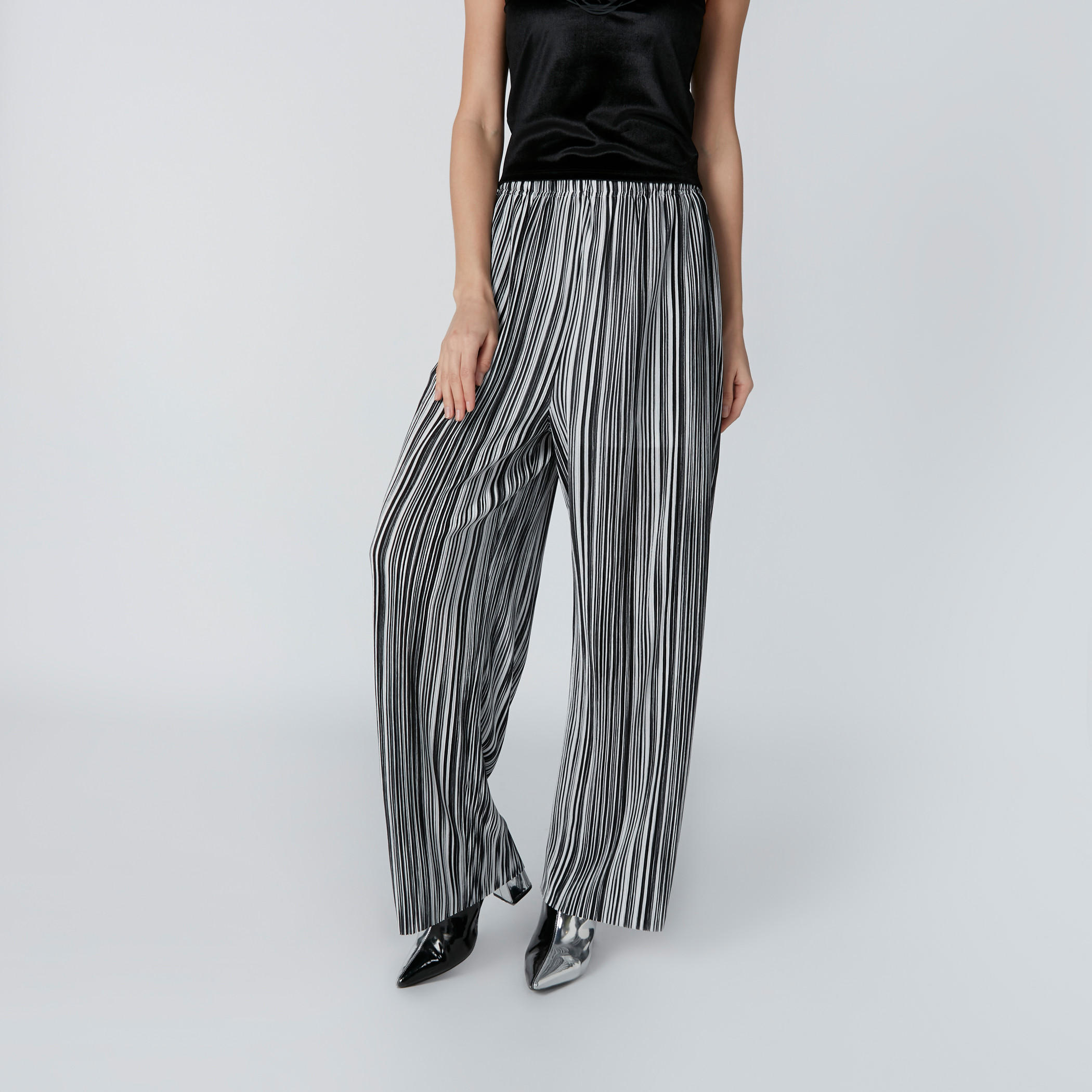 Striped Palazzo Pants with Pocket Detail and Elasticised Waistband-women-clothing-bottoms-trousers-image-5