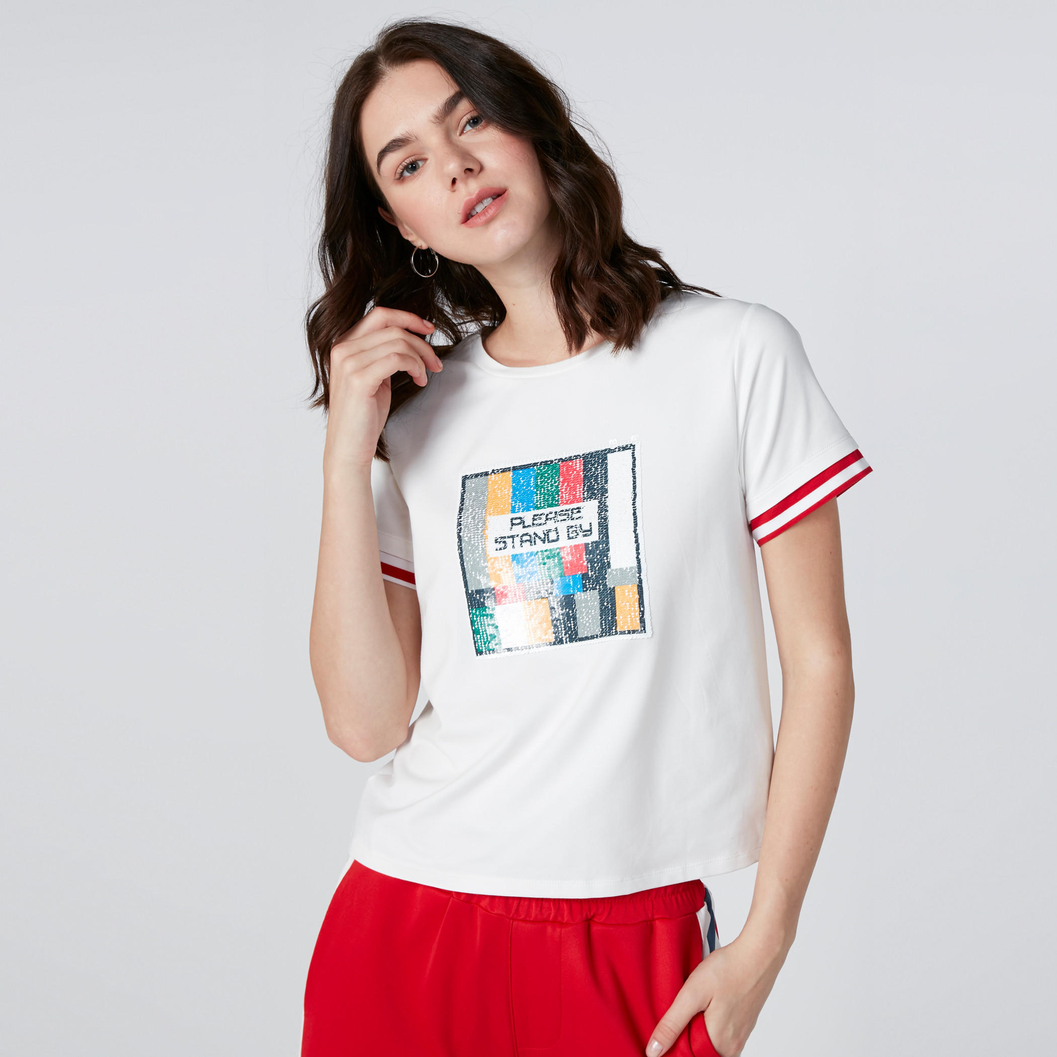 تيشيرت بأكمام قصيرة وطبعات-women-clothing-tshirts-image-1