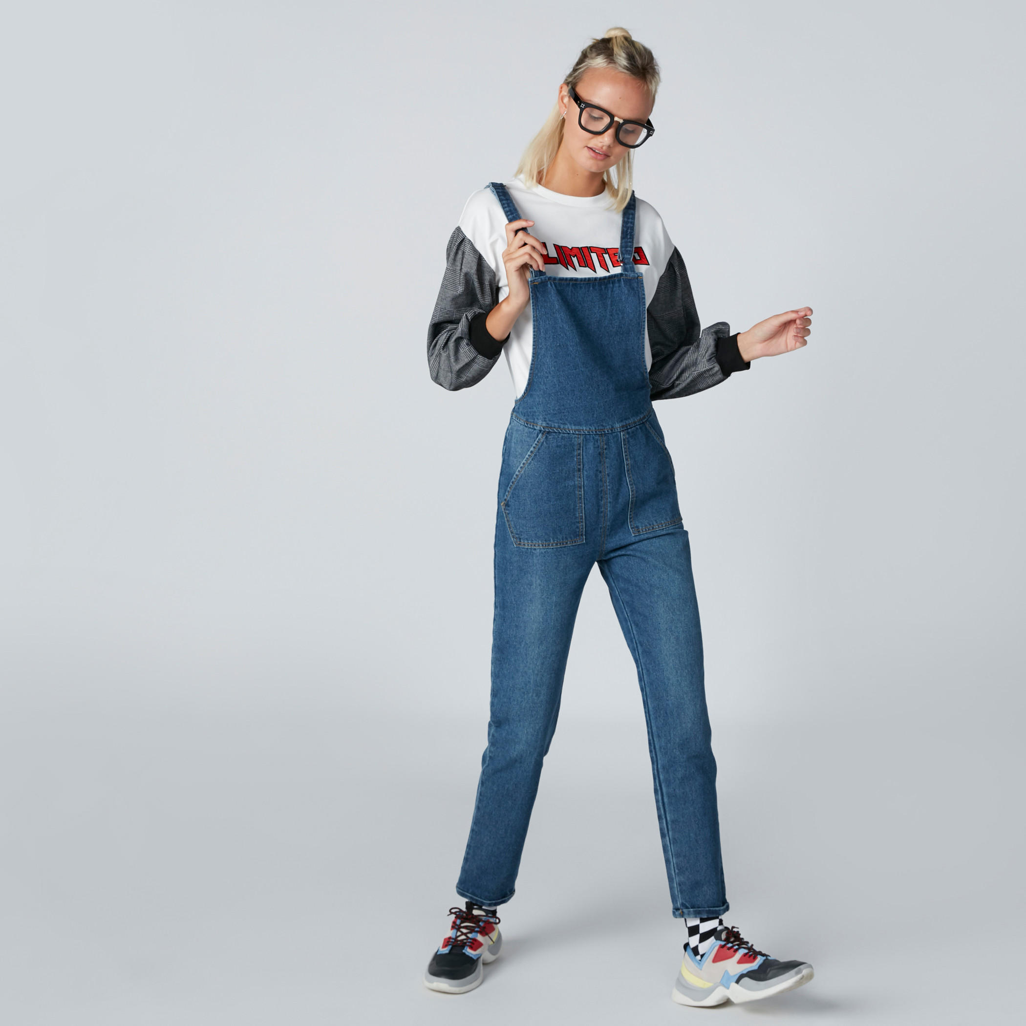 Embroidered T-Shirt with Crew Neck and Long Sleeves-women-clothing-tshirts-image-3