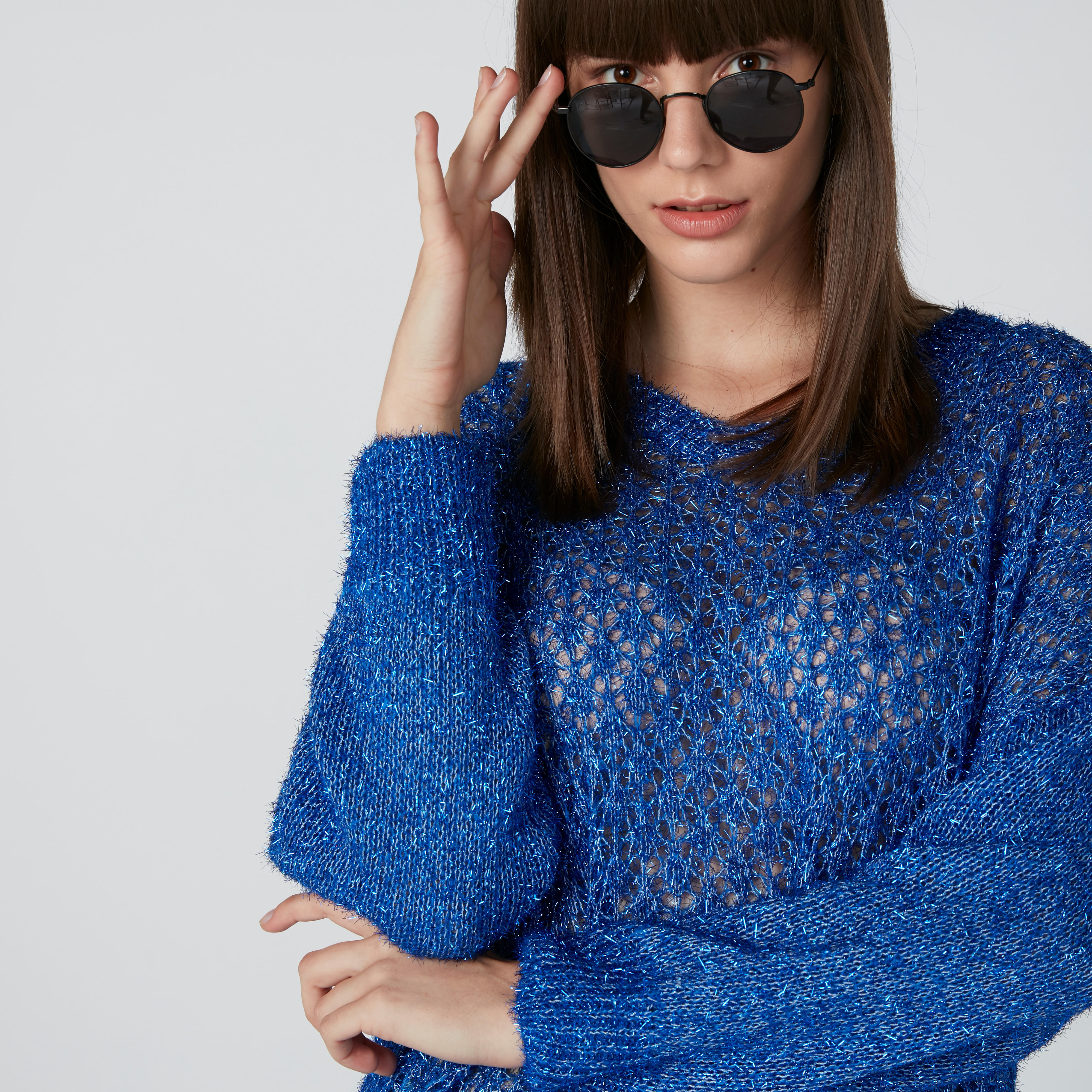 Textured Sweater with Drop Shoulder Sleeves-women-clothing-cardigansandjumpers-jumpers-image-5
