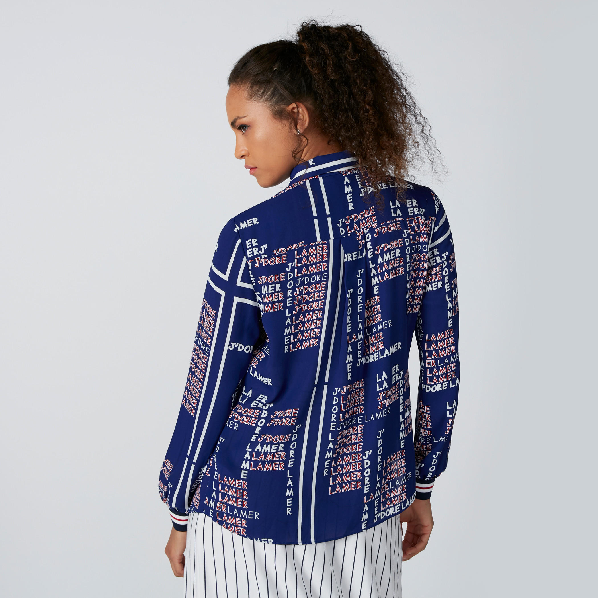 قميص بأكمام طويلة وطبعات مزيّن بفيونكة-women-clothing-shirtsandblouses-shirts-image-2
