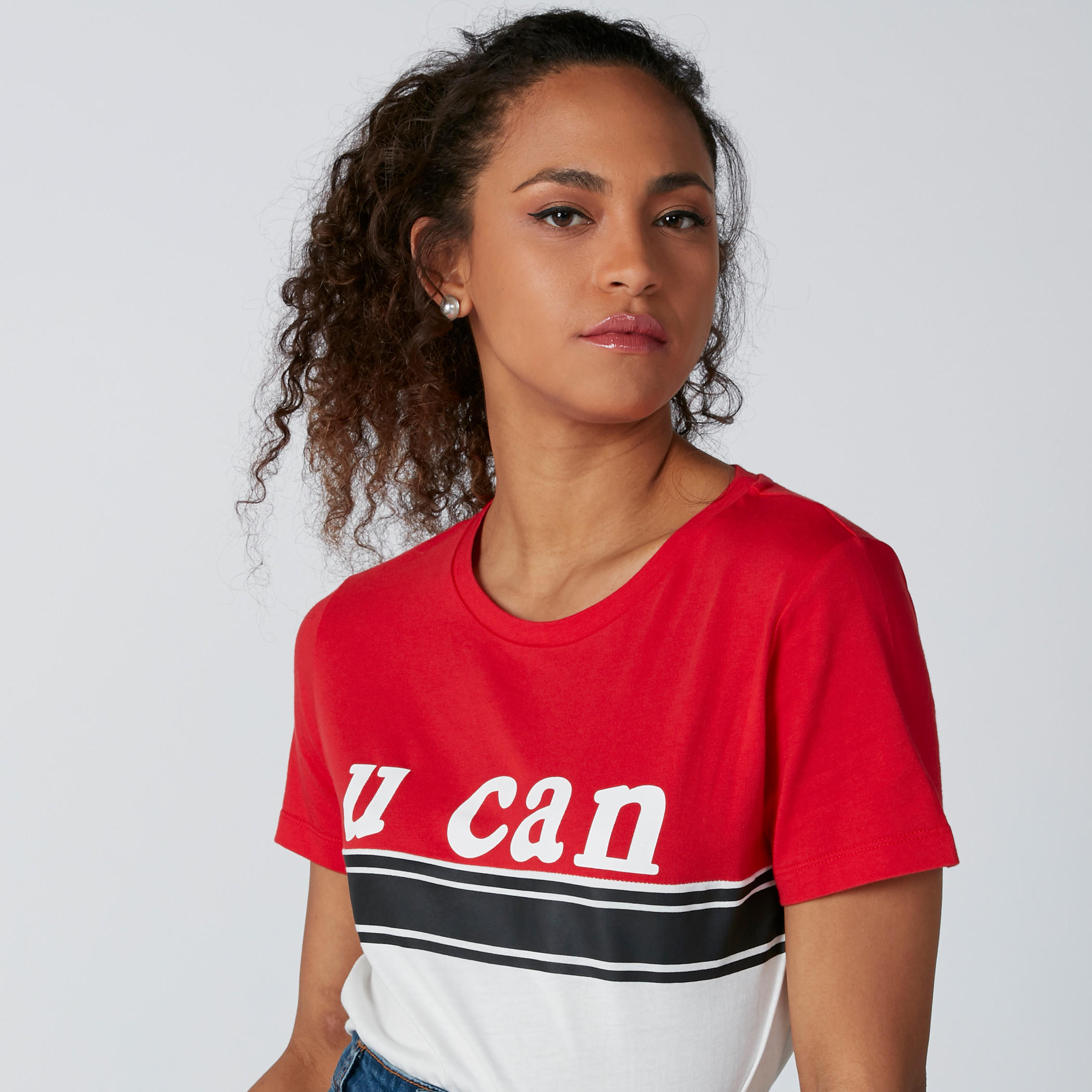 Printed T-Shirt with Round Neck-women-clothing-tshirts-image-4