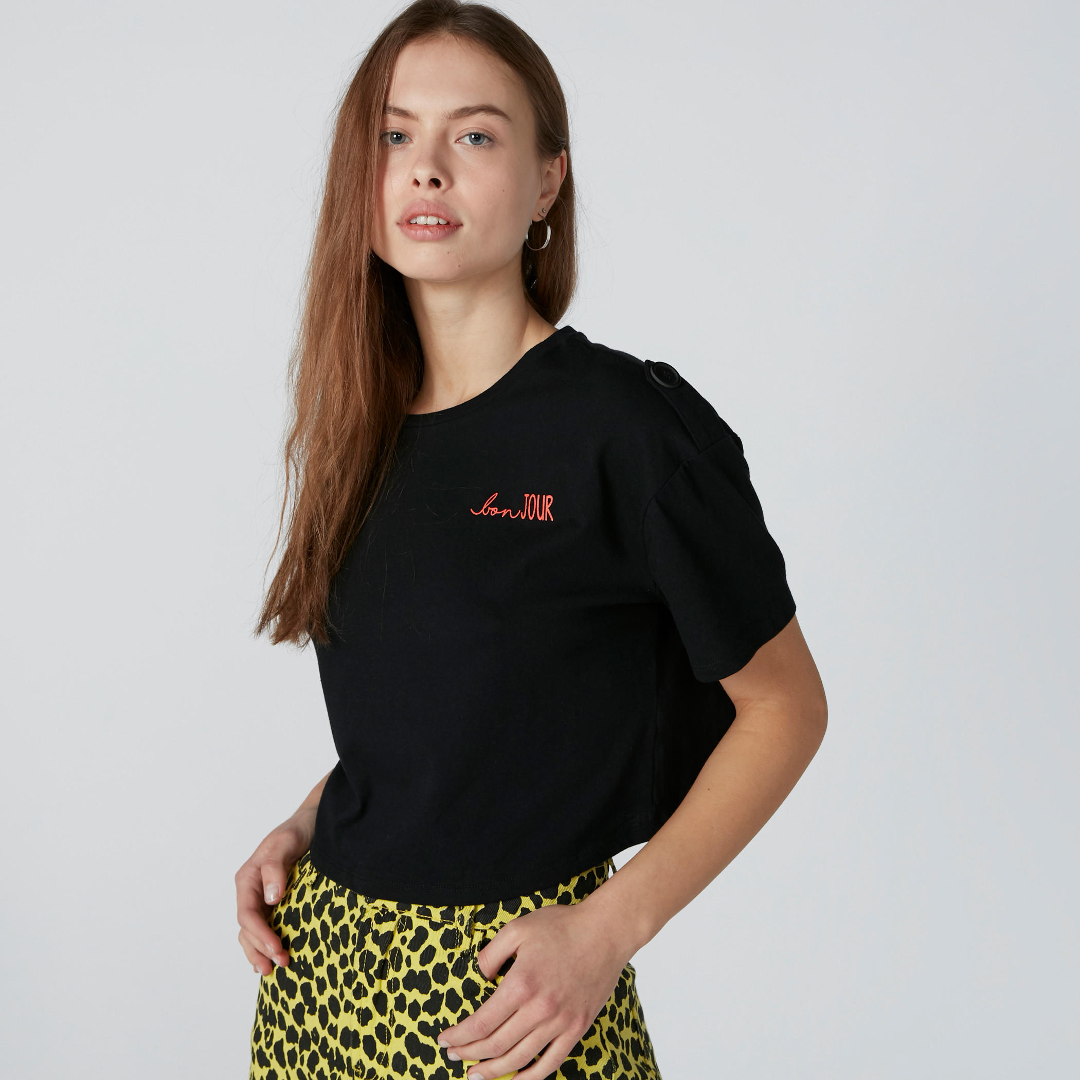 Embroidered Crop Top with Button Detail-women-clothing-tshirts-image-3