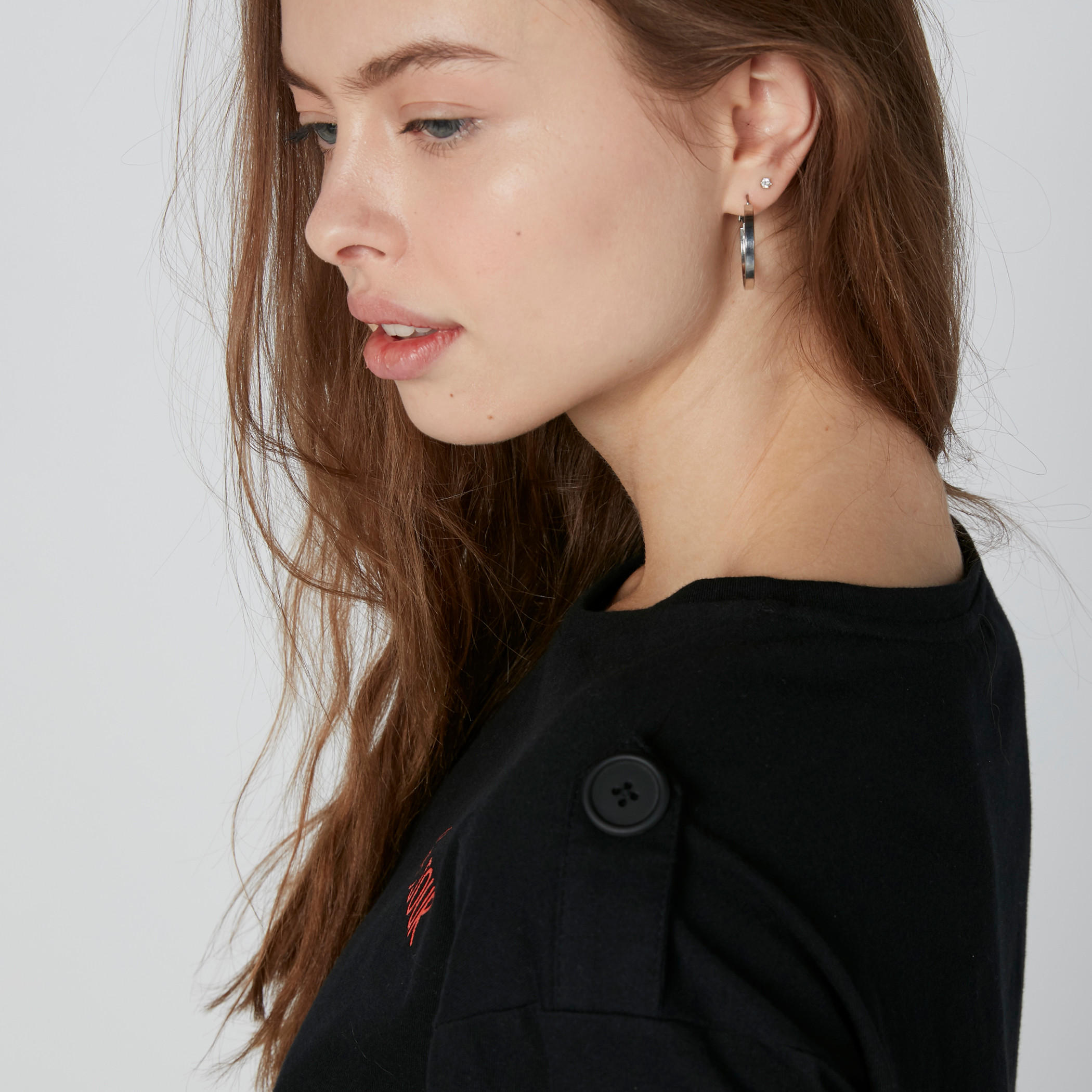 Embroidered Crop Top with Button Detail-women-clothing-tshirts-image-5