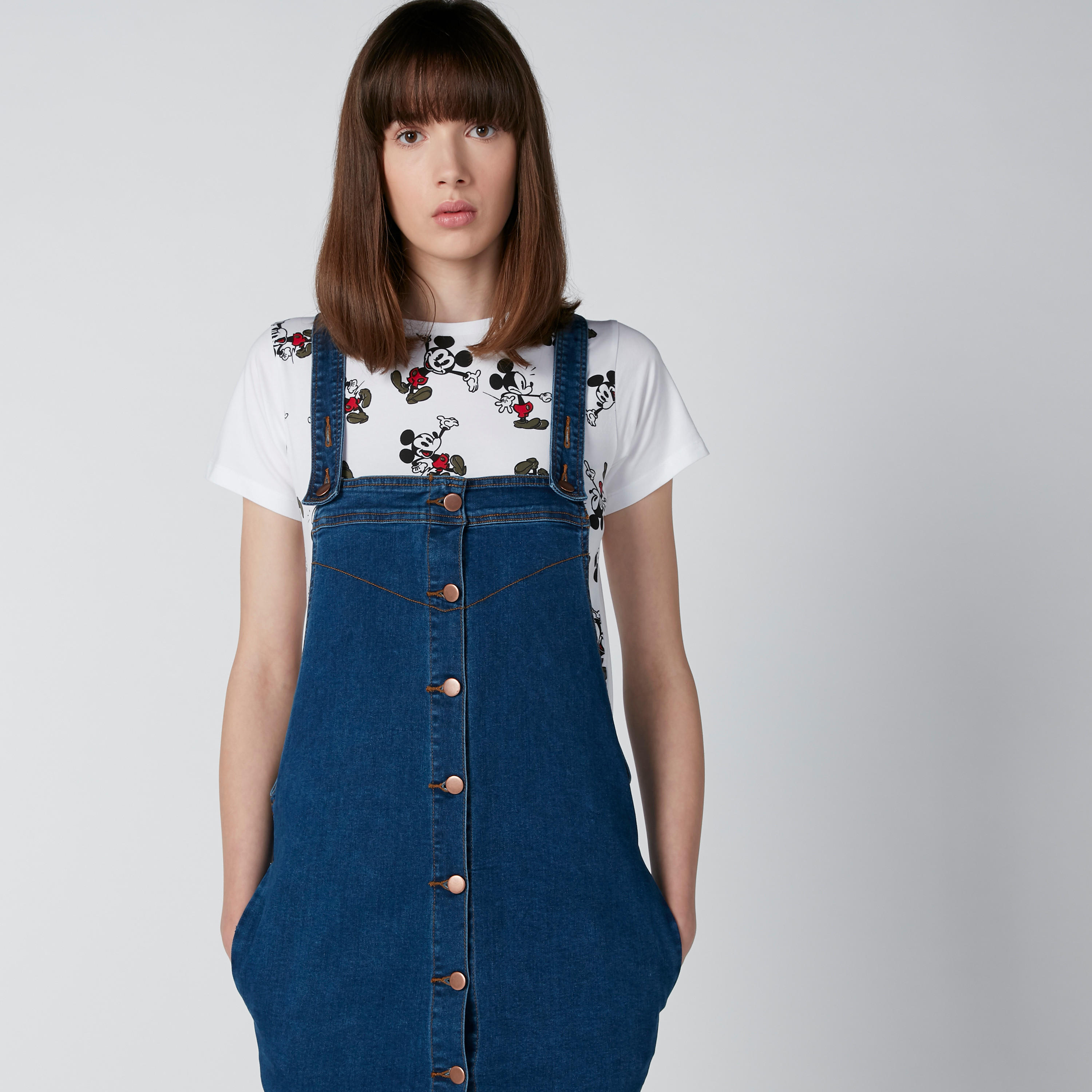فستان دنغري قصير بجيوب وأزرار-women-clothing-dresses-image-5