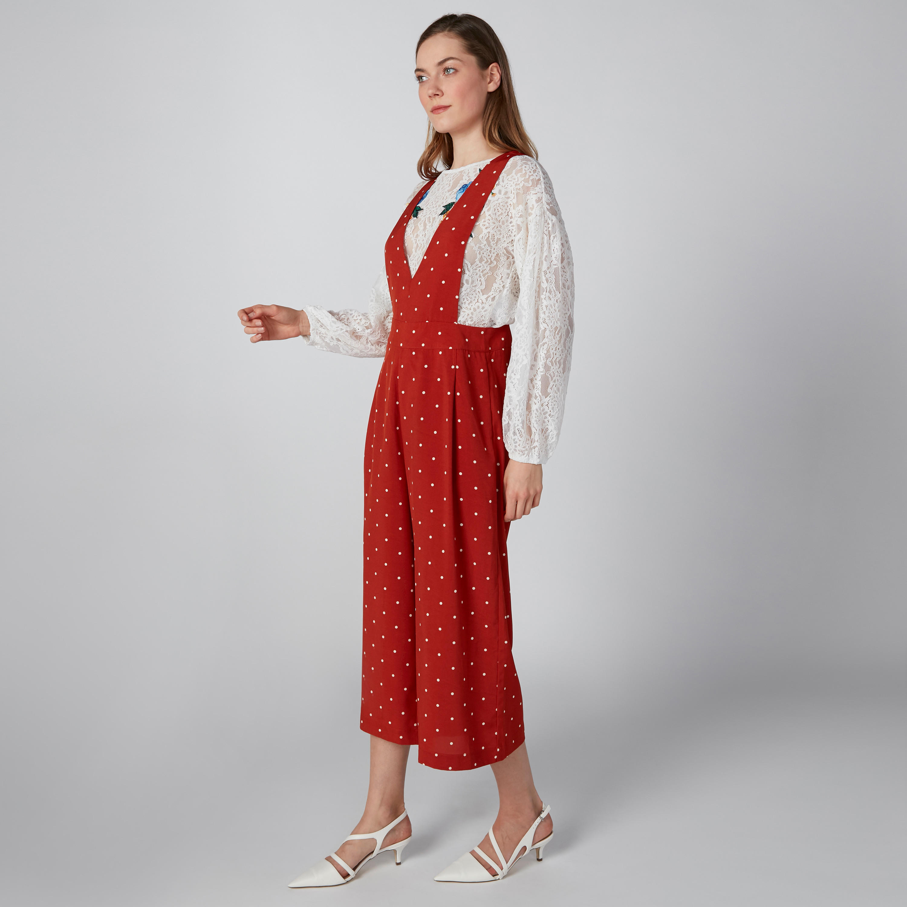 أفرول دون أكمام بياقة V وطبعات منقّطة-women-clothing-jumpsuits-image-4