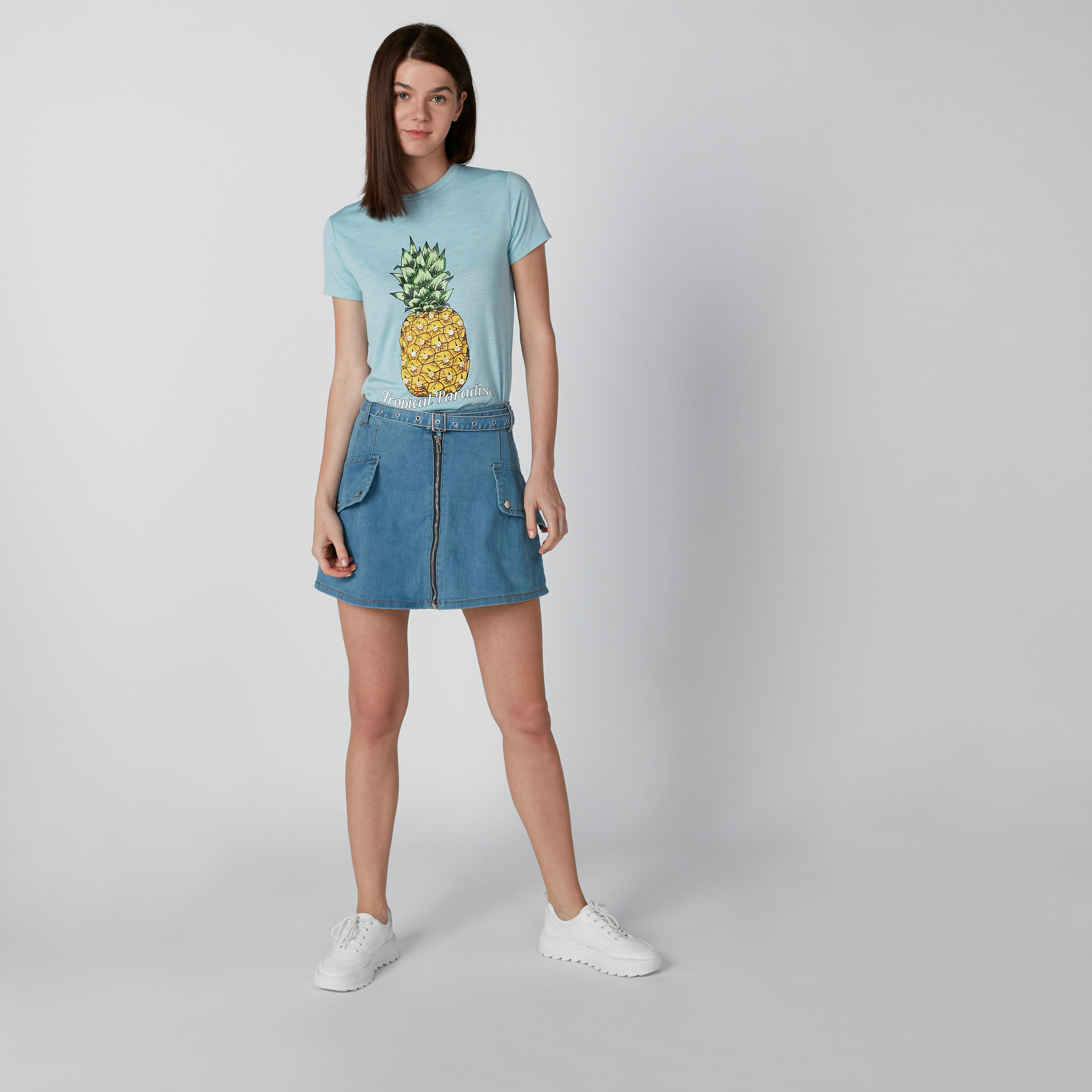 تيشيرت مزيّن بأكمام قصيرة وطبعات-women-clothing-tshirts-image-3