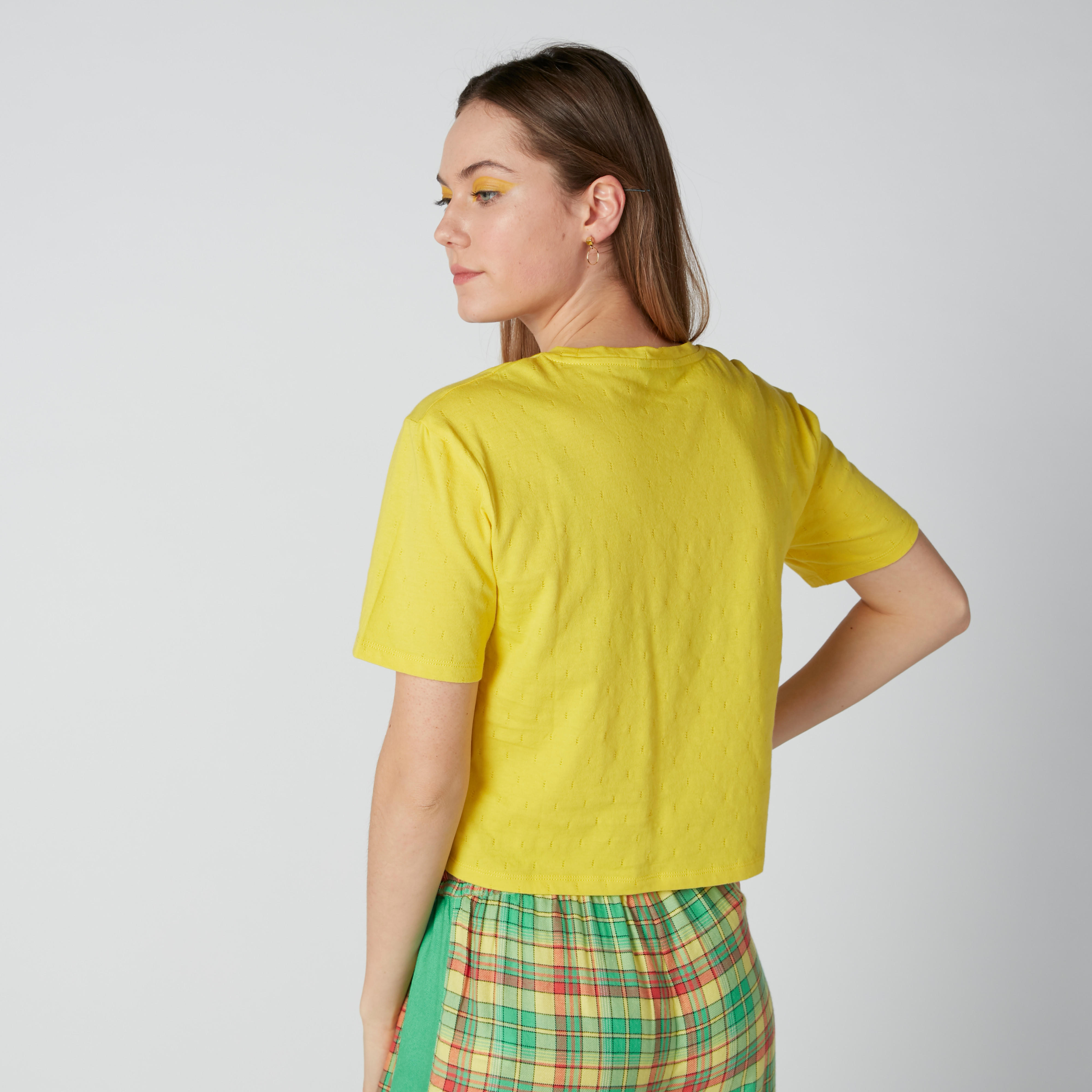 Printed T-Shirt with Round Neck-women-clothing-tshirts-image-2