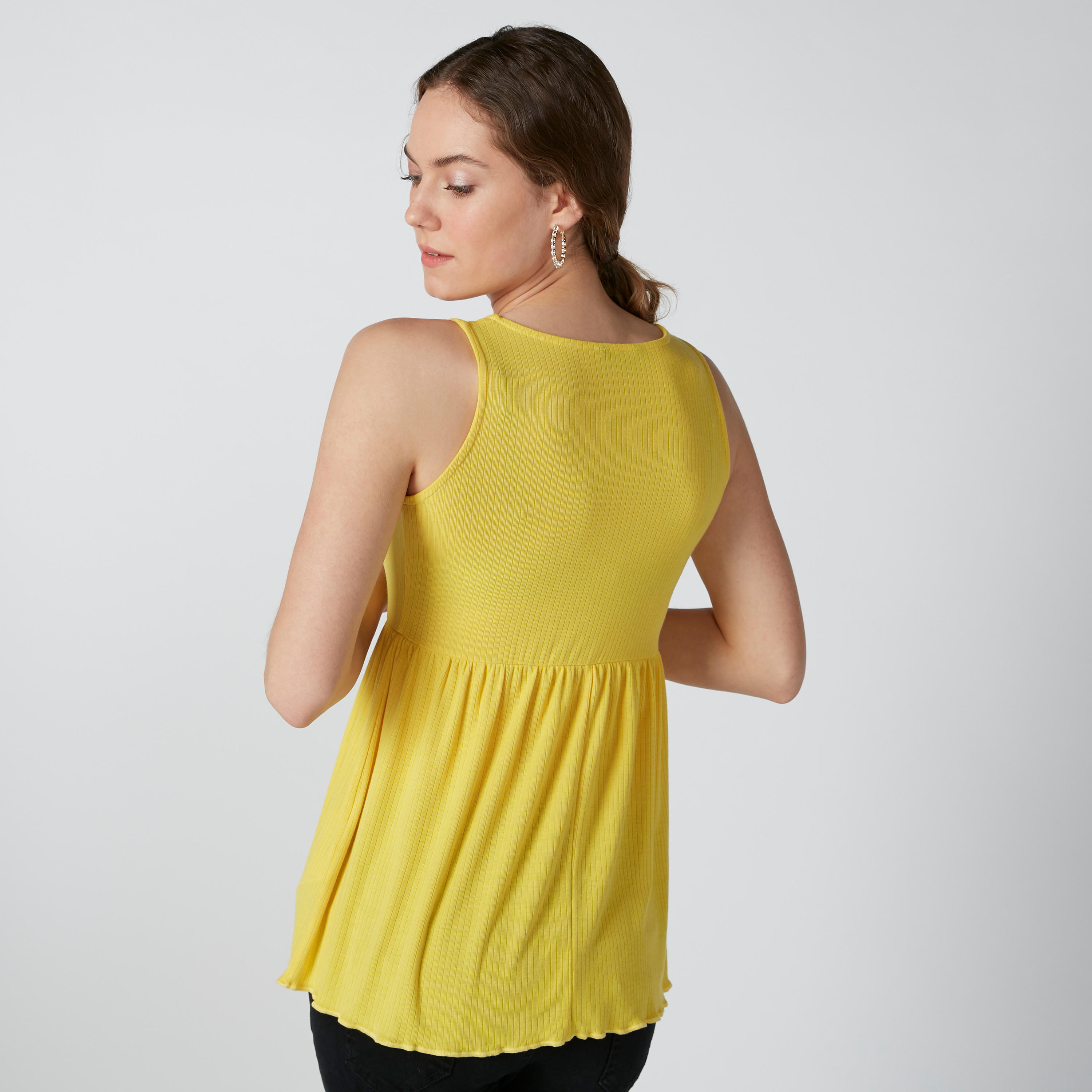 بلوزة دون أكمام بياقة مستديرة-women-clothing-tshirts-image-4