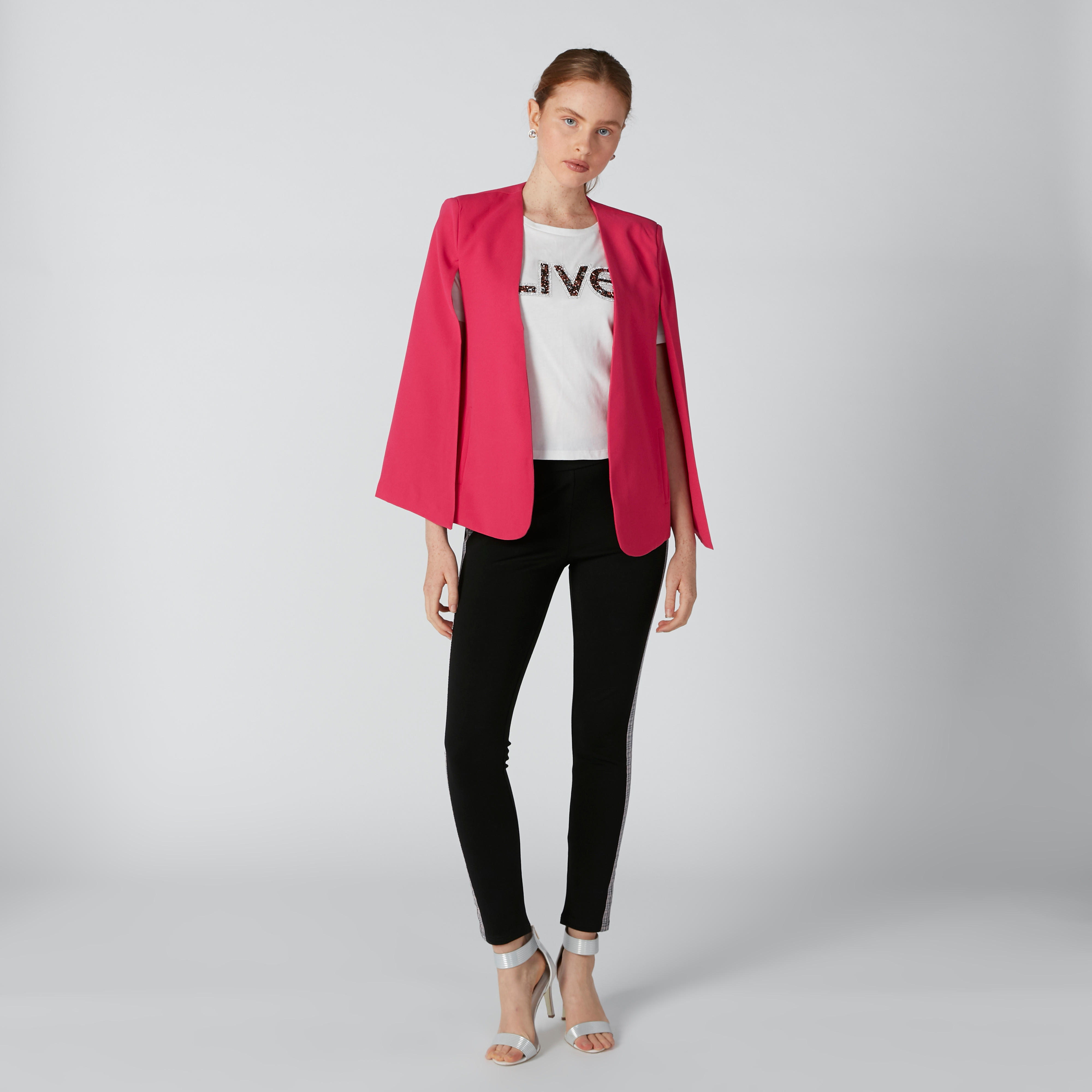 بنطال كاروهات بقصّة واسعة وخصر مرتفع وشريطة-women-clothing-bottoms-trousers-image-1