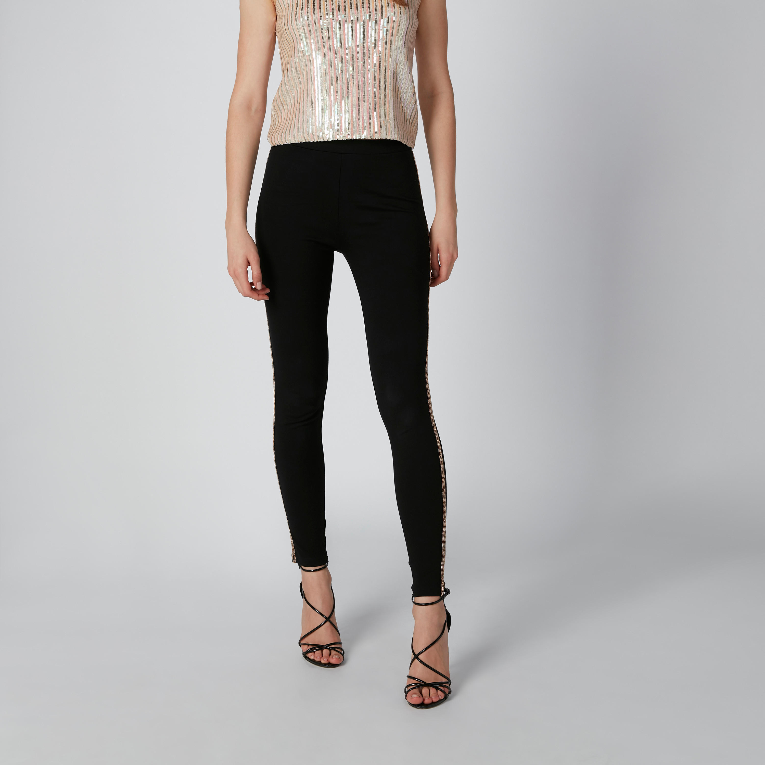 بنطال ليقنز بقصّة سليم وشريطة وخصر مرتفع-women-clothing-bottoms-leggings-image-4