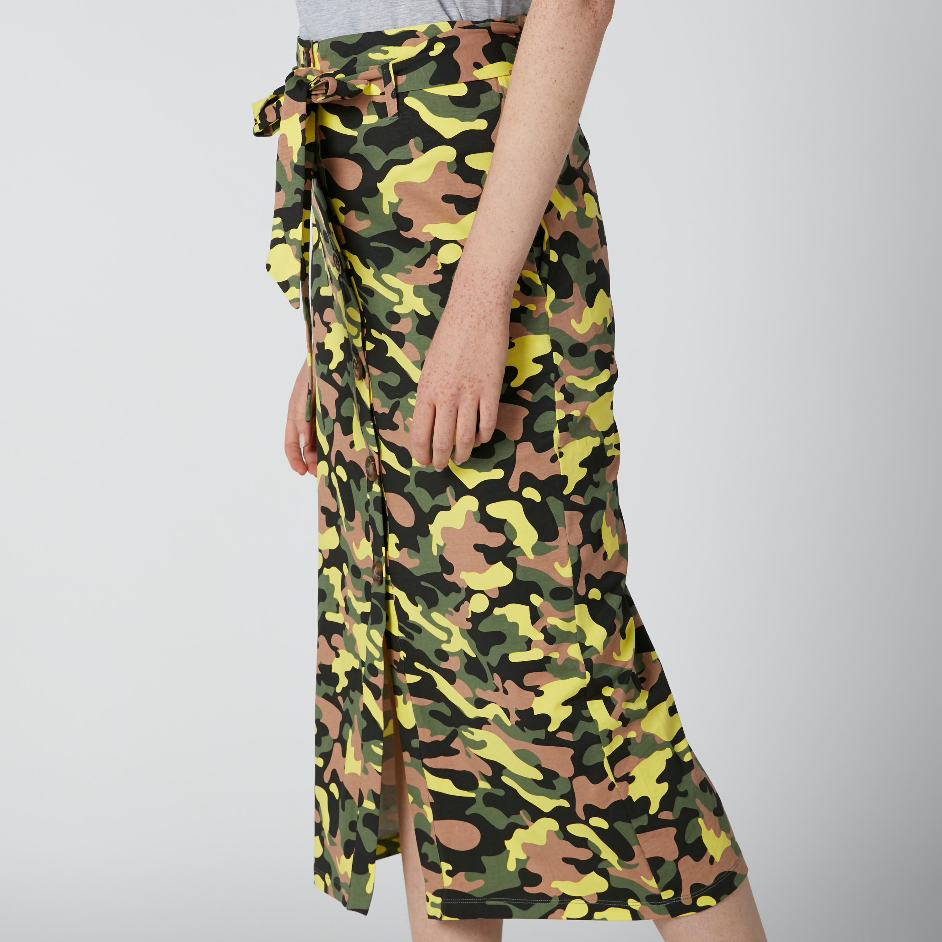 تنورة إيه لاين بأربطة وطبعات-women-clothing-bottoms-skirts-image-1