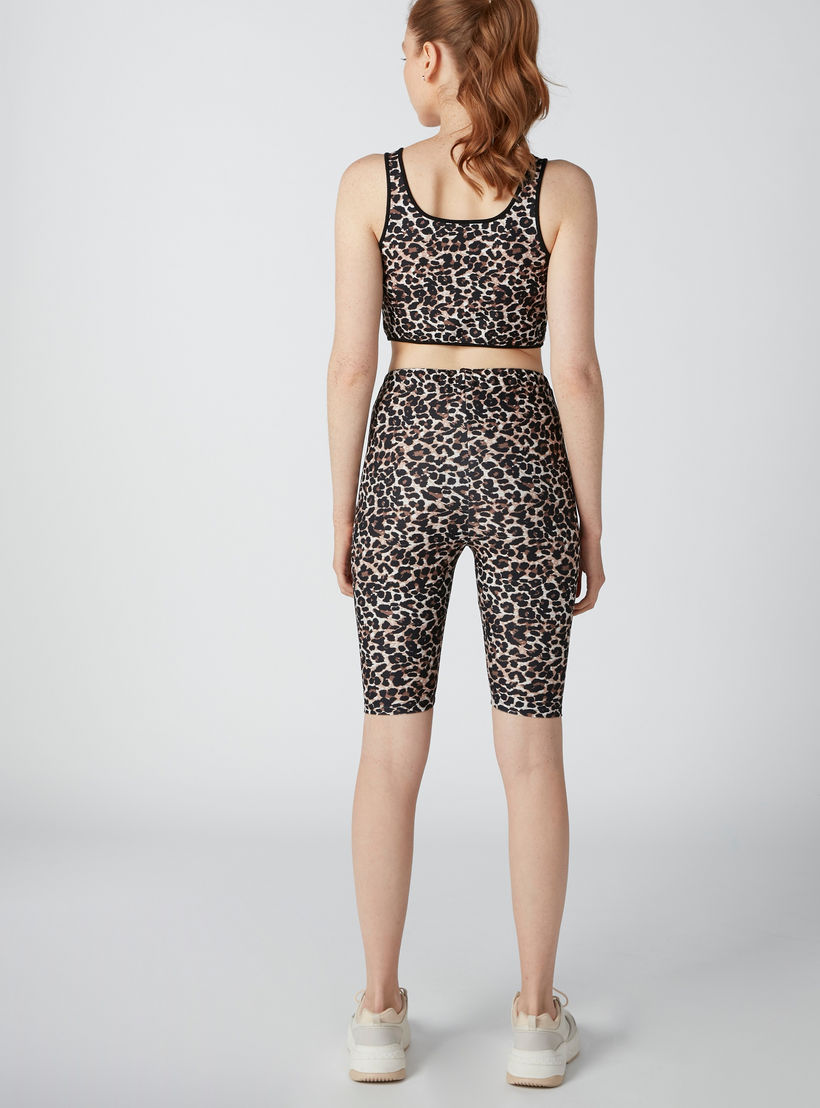شورت بخصر مطّاطي وطبعات-women-clothing-bottoms-shorts-image-2