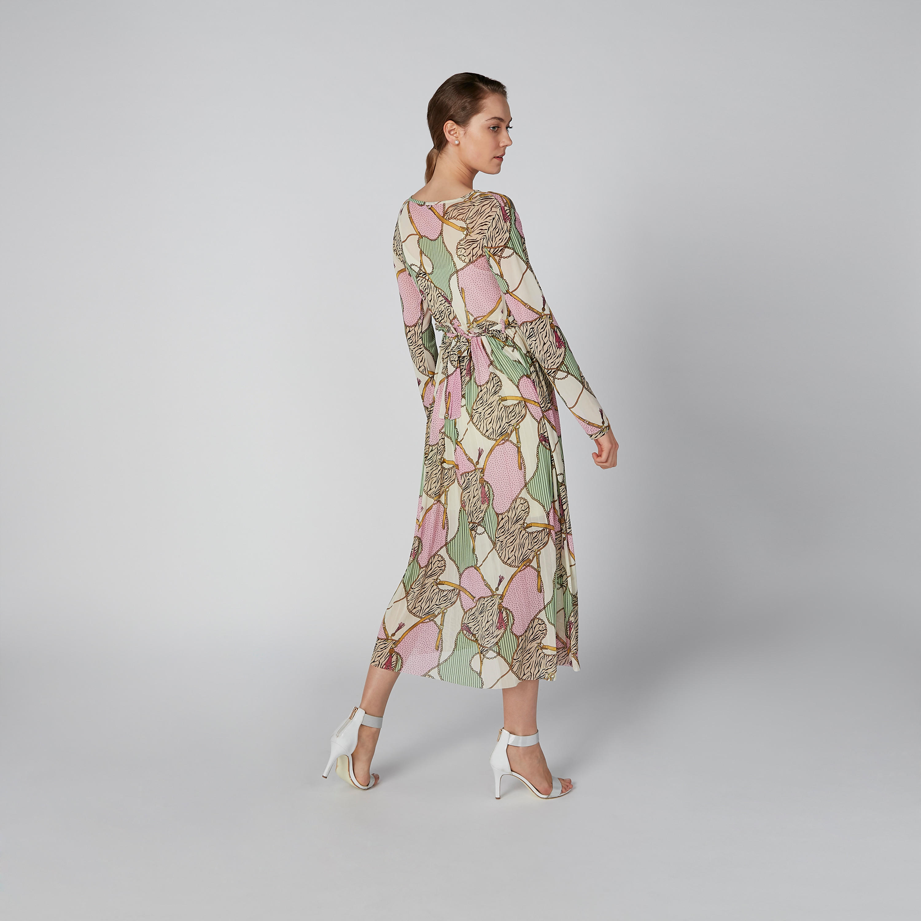 فستان متوسط الطول بأكمام طويلة وطبعات-women-clothing-dresses-image-2