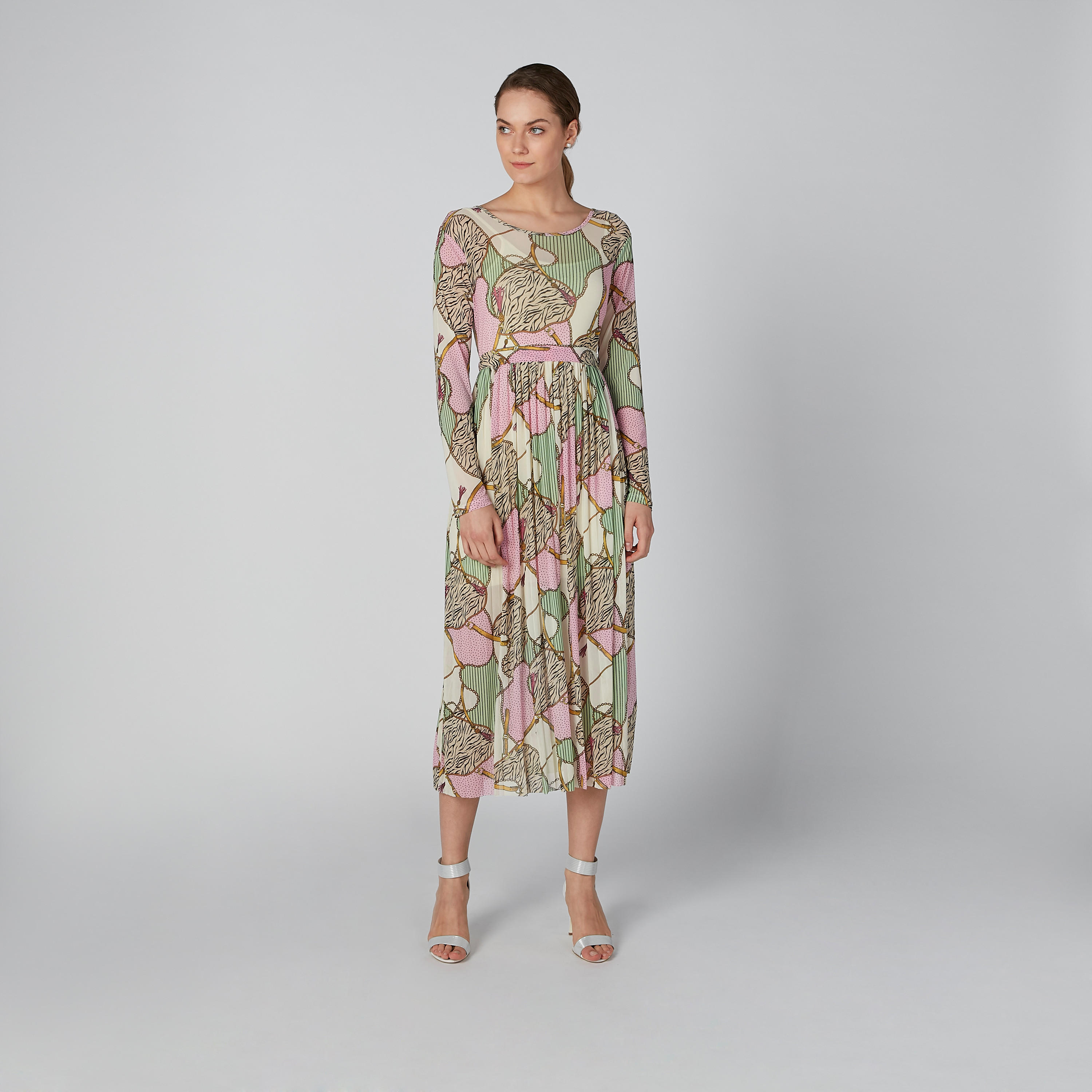 فستان متوسط الطول بأكمام طويلة وطبعات-women-clothing-dresses-image-3
