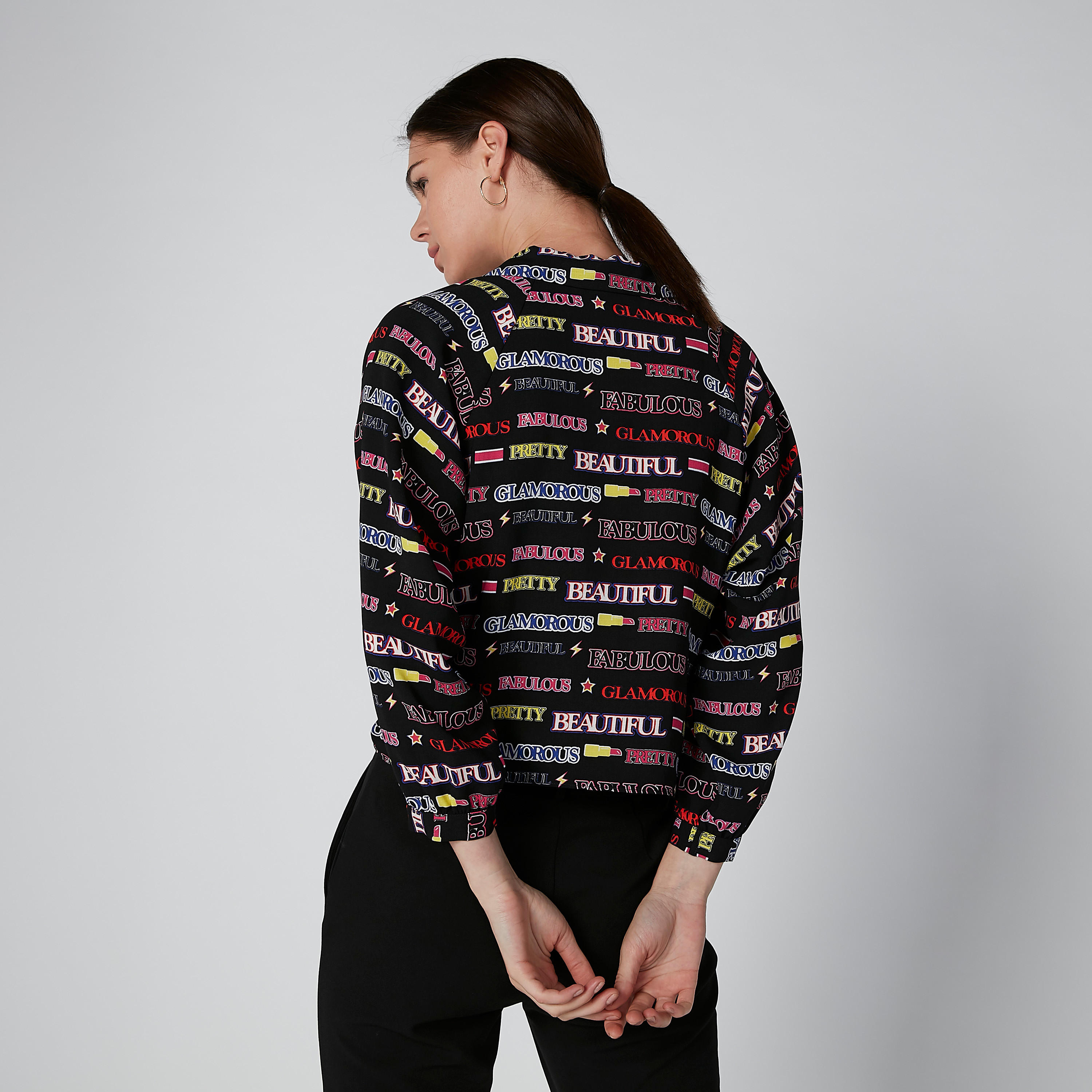 قميص بأكمام طويلة ووصلة أزرار كاملة وطبعات-women-clothing-shirtsandblouses-shirts-image-1