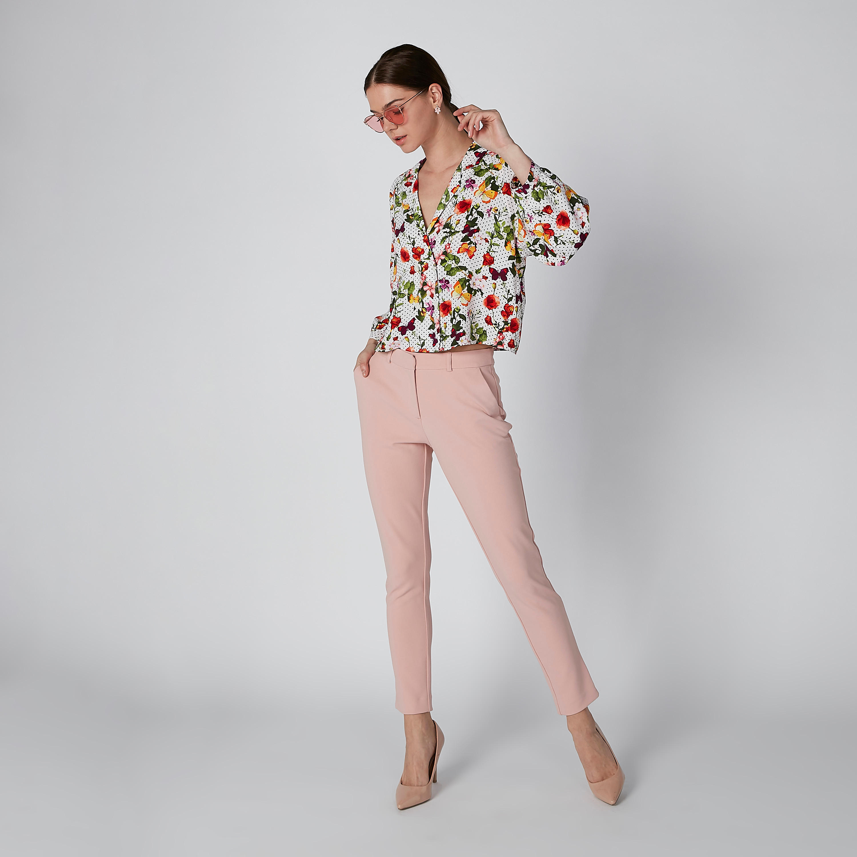 Printed Shirt with Long Sleeves and Complete Placket-women-clothing-shirtsandblouses-shirts-image-1