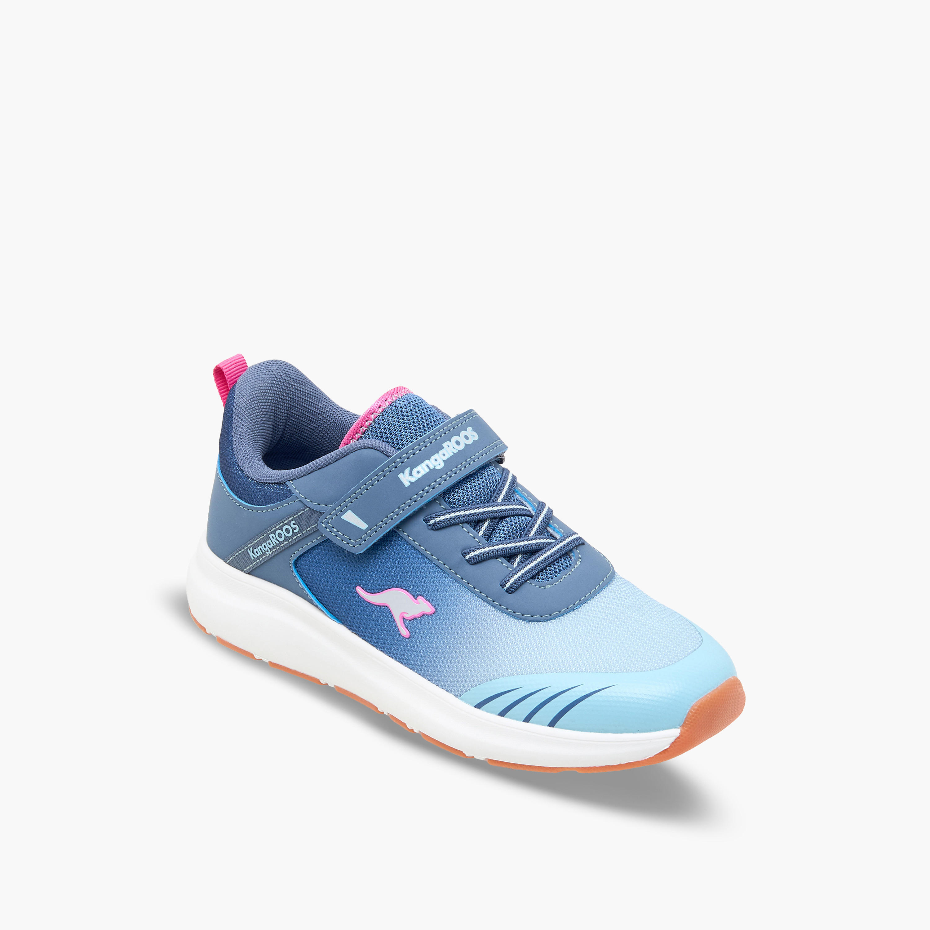 KangaROOS Girls Hook & Loop Sports Shoes-girls-shoes-sports-image-2