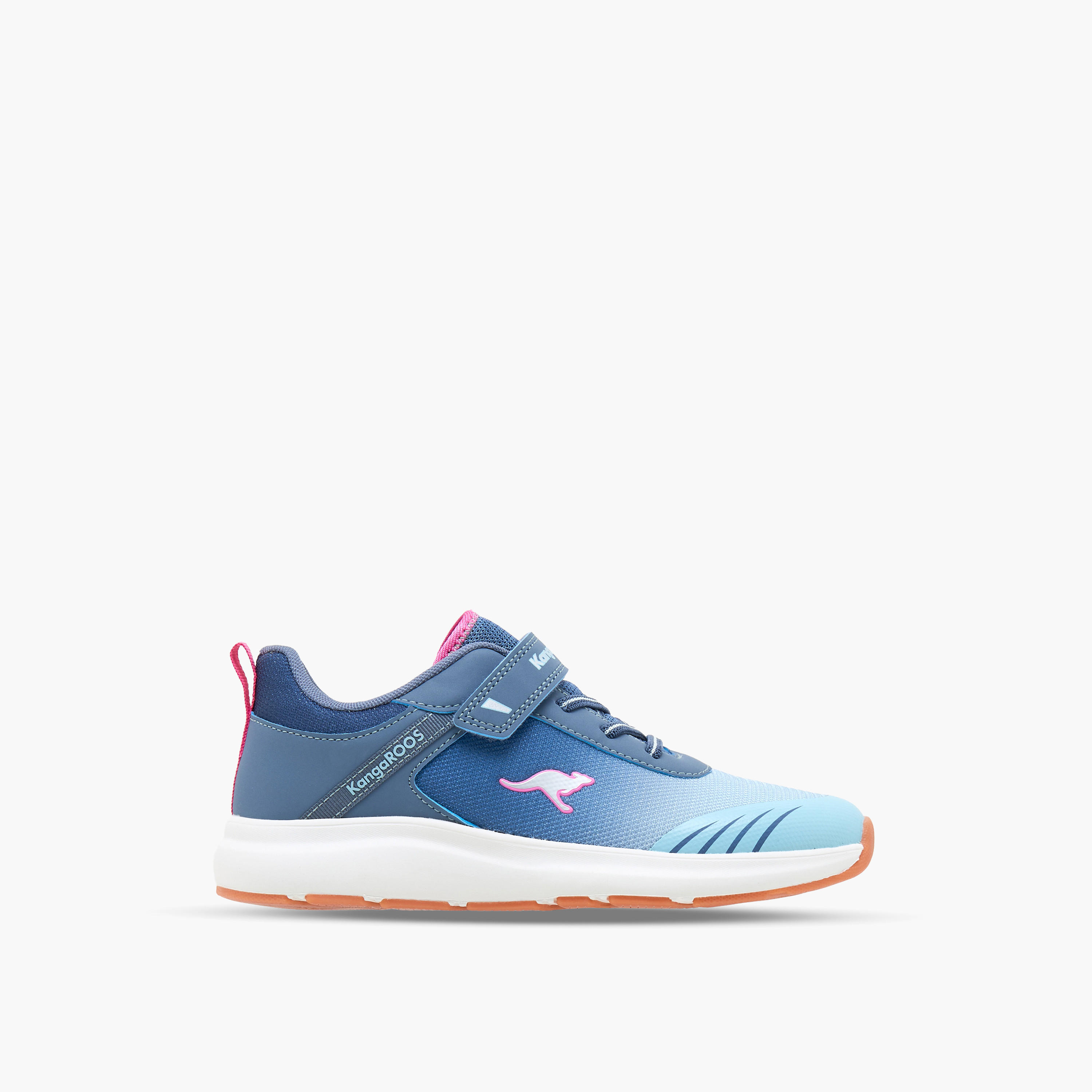 KangaROOS Girls Hook & Loop Sports Shoes-girls-shoes-sports-image-3